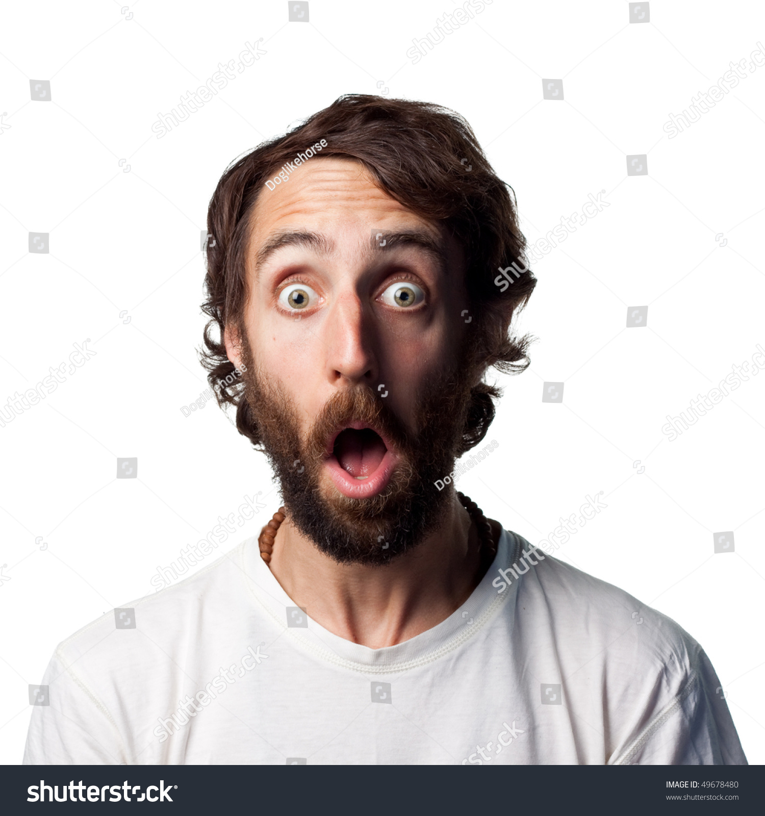 Shocked Person Stock Photo