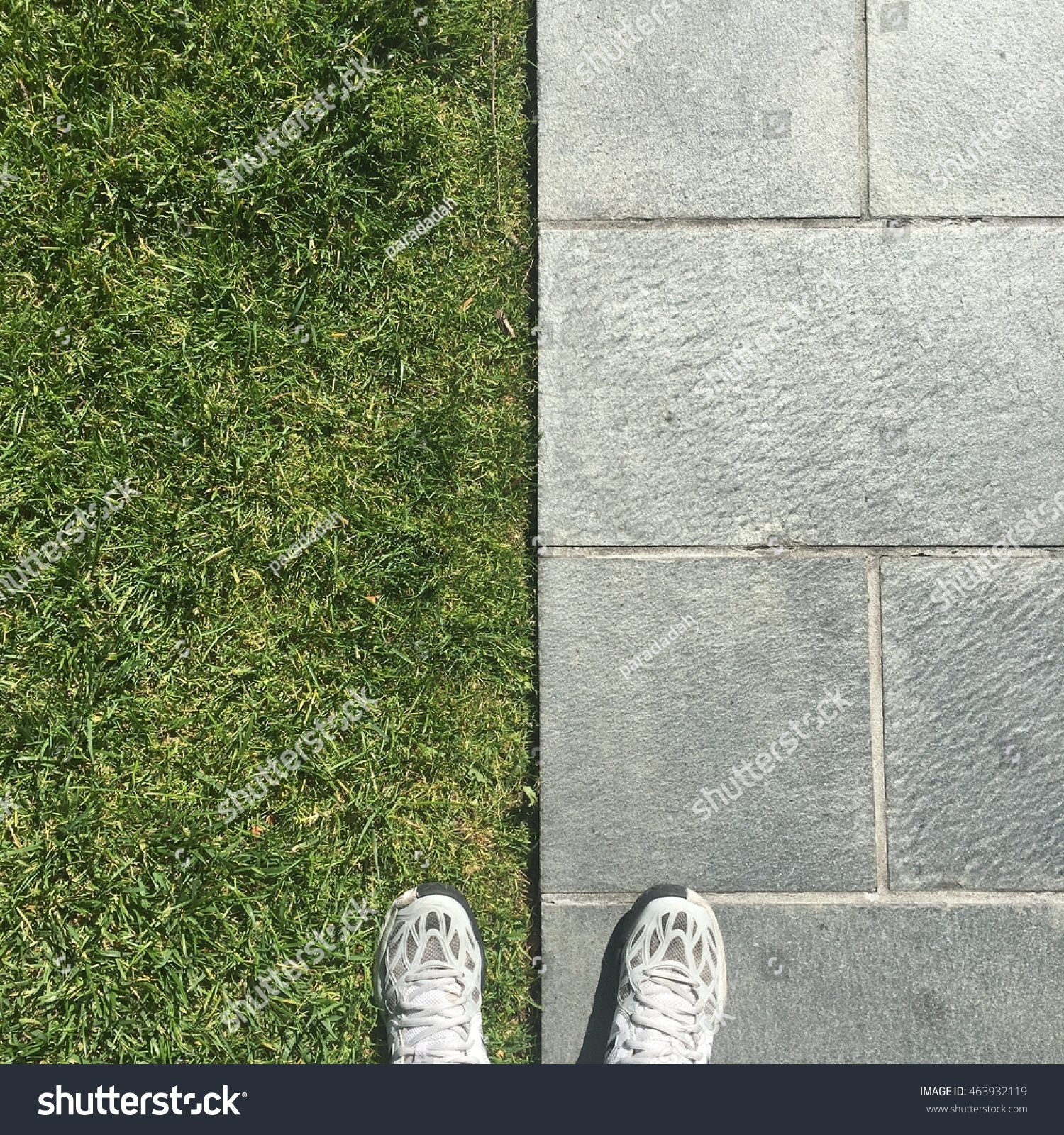 turf shoes on concrete