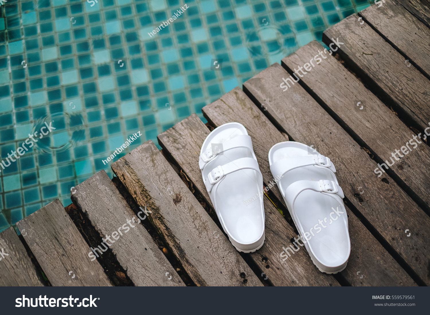 shoes swimming pool