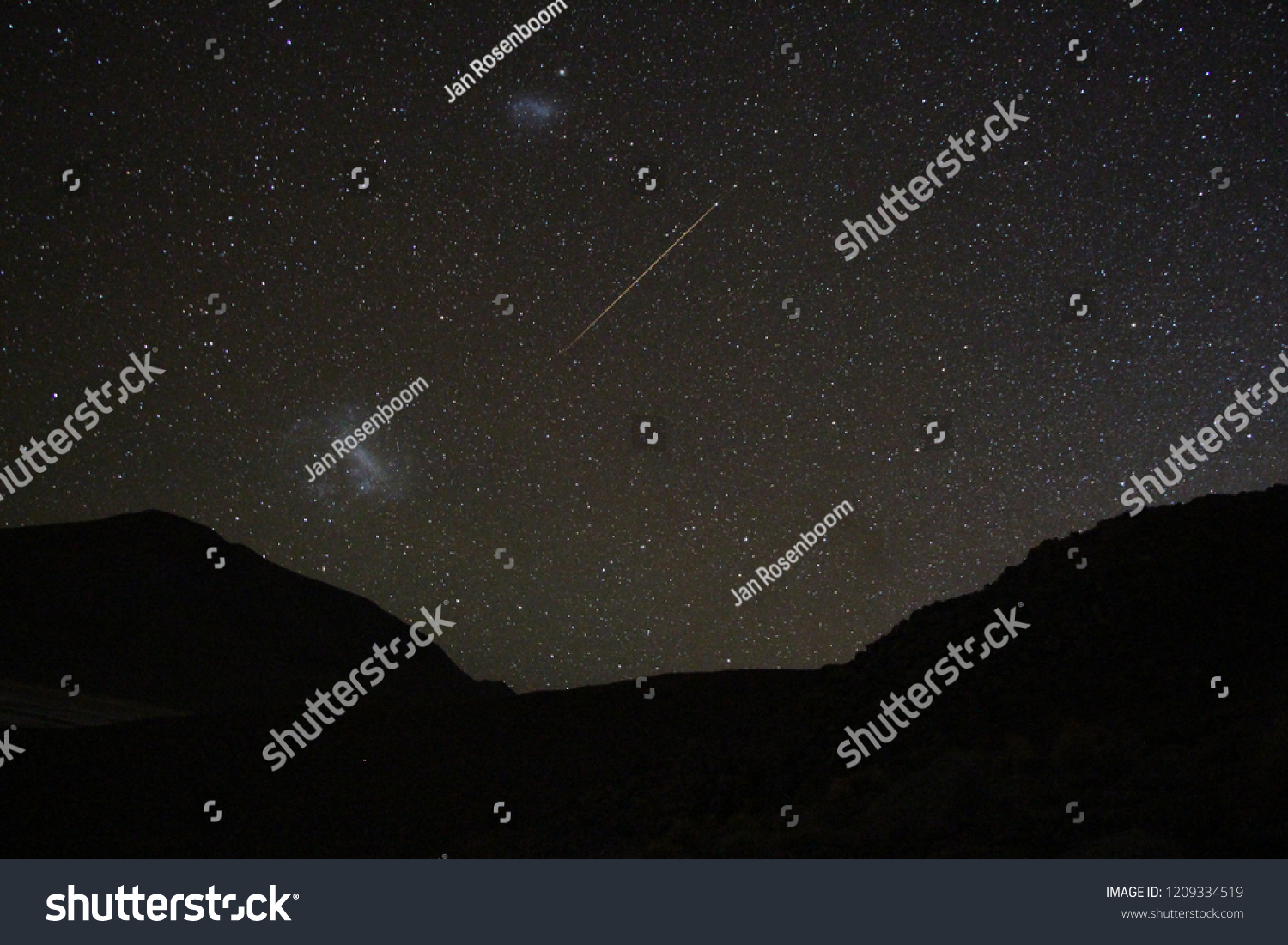 Shooting Star Stargazing Uyuni Bolivia Stock Photo 1209334519 ...