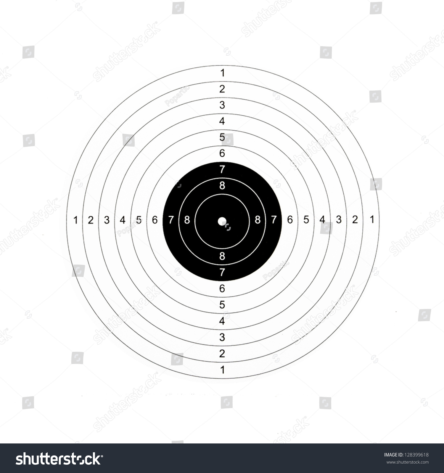 Shooting Target Stock Photo 128399618 - Shutterstock