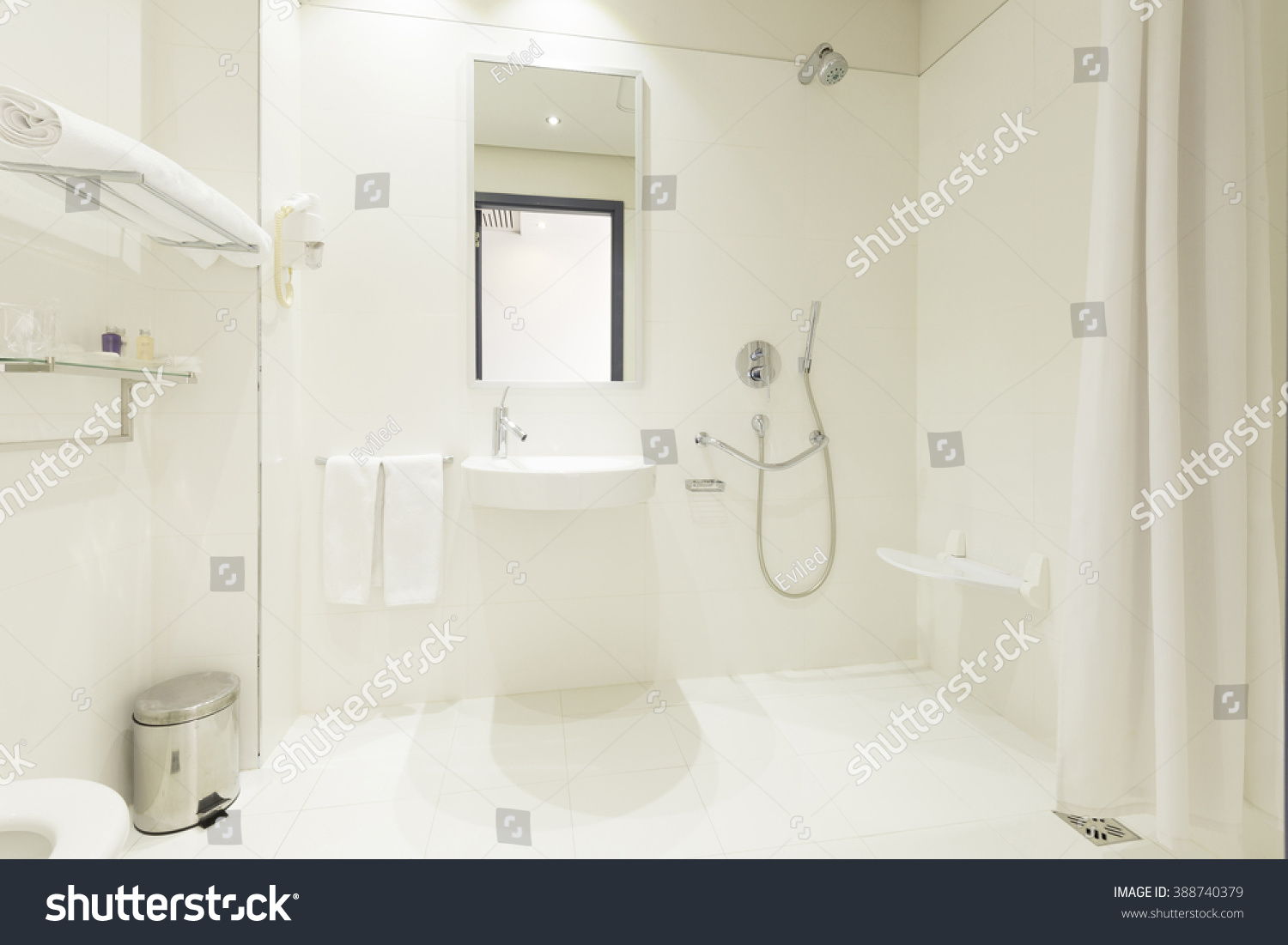 Shower Room Disabled People Stock Photo Edit Now 388740379