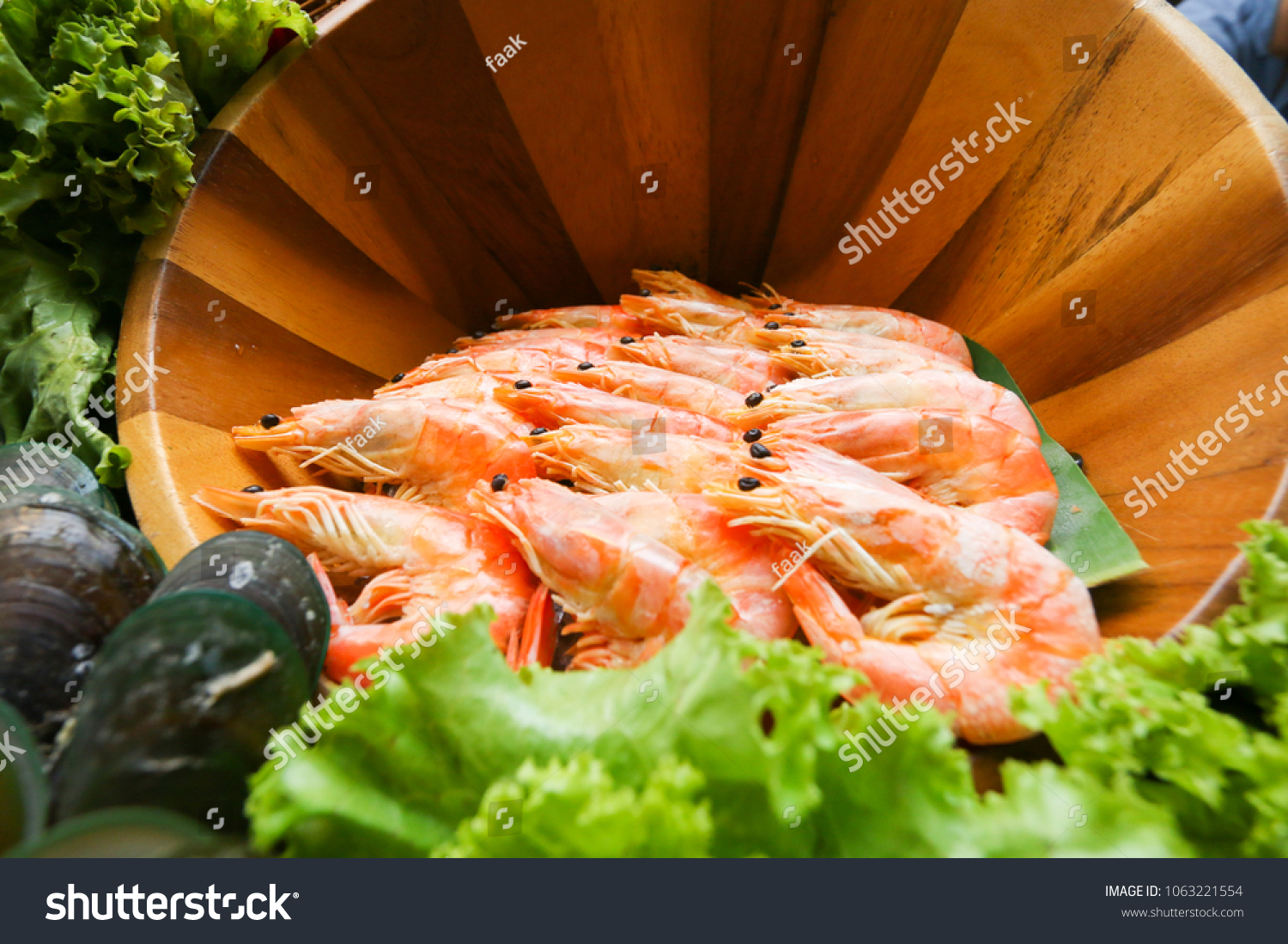 Shrimp Prawn Seafood Stock Photo 1063221554 Shutterstock