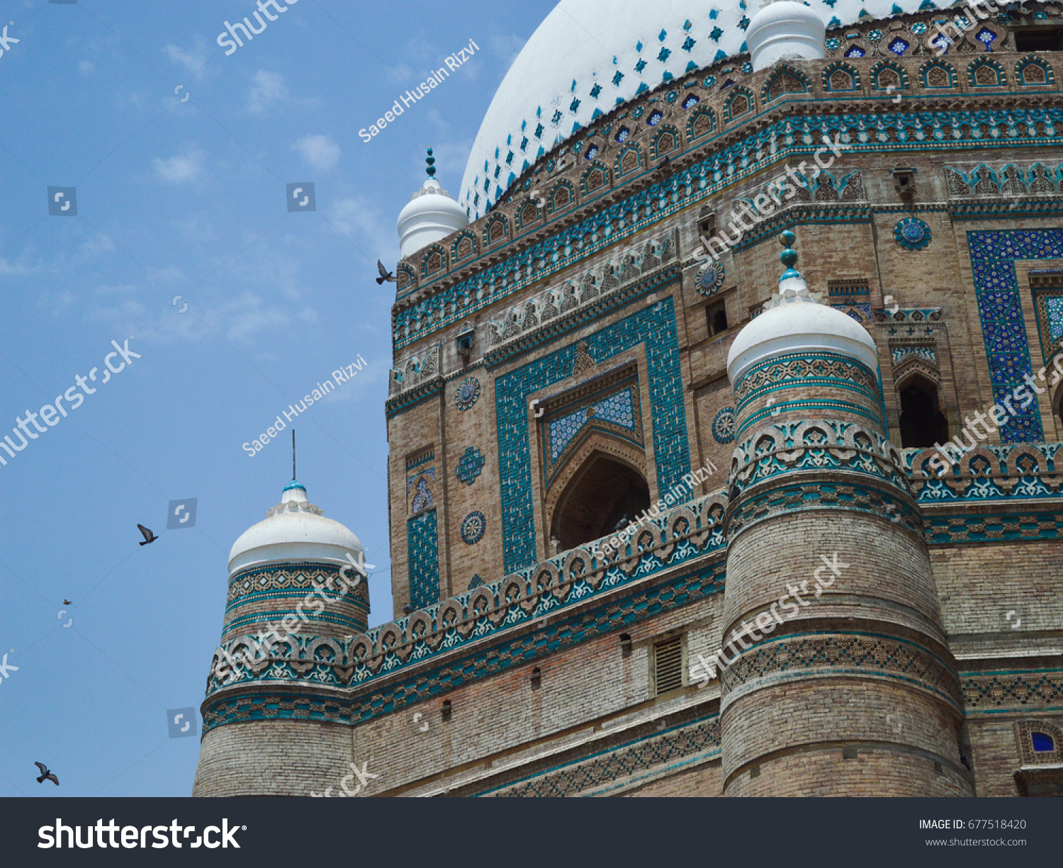 Shrine Hazrat Shah Rukhnealam Multan Stock Photo 677518420 | Shutterstock