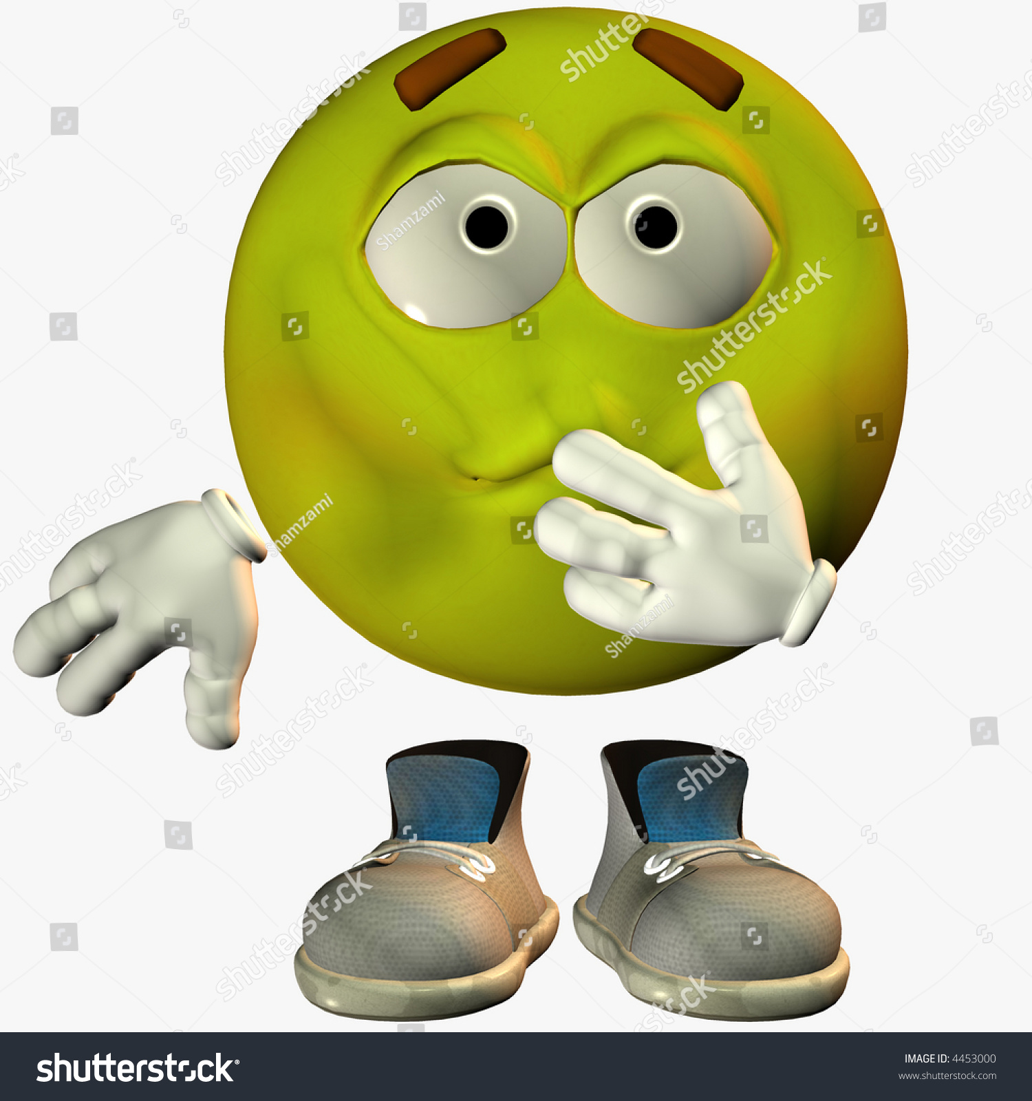 Sick Emoticon Stock Photo 4453000 : Shutterstock