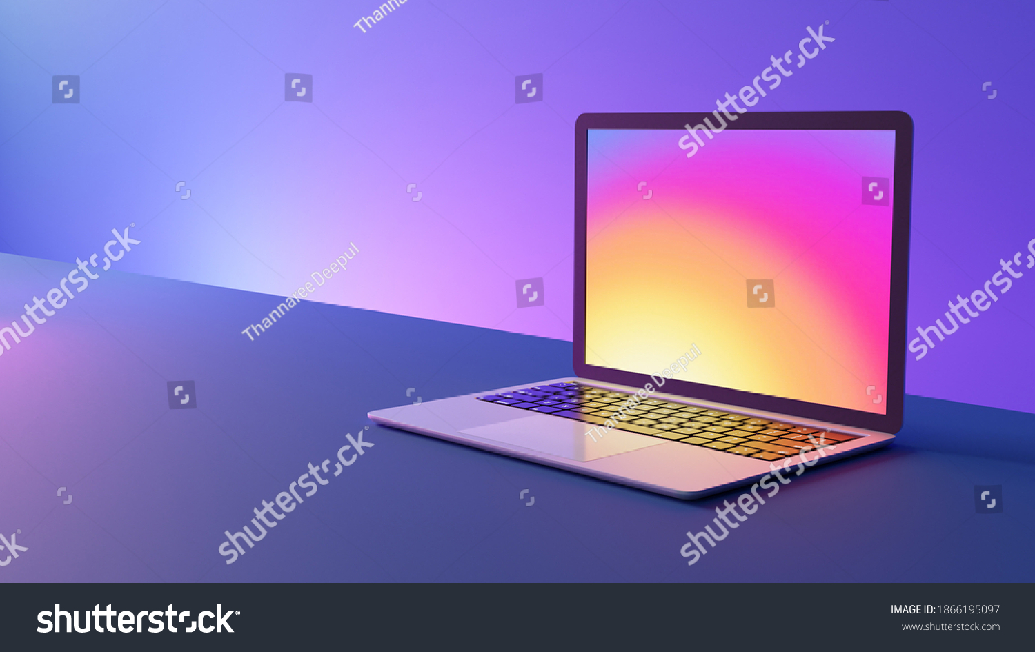 side-view-laptop-computer-place-on-stock-illustration-1866195097