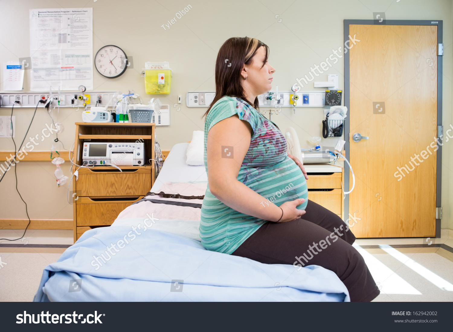 Hospital Bed Side View Hospital Bed Side View