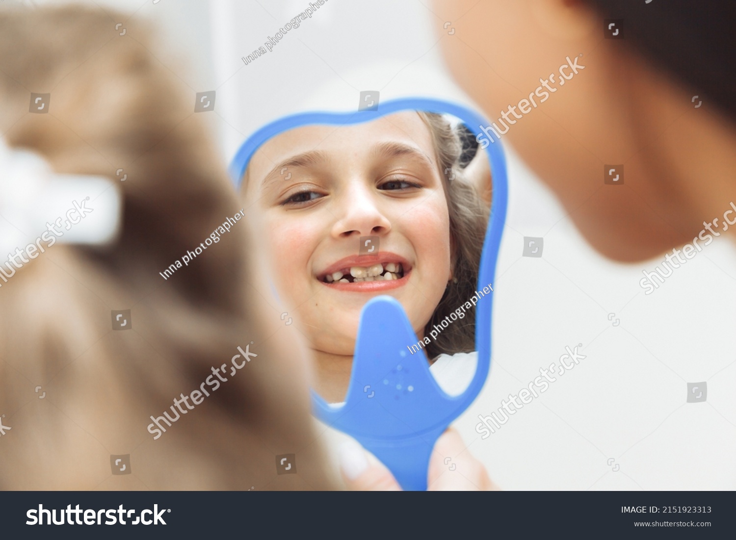 Side View Portrait Little Girl Looking Stock Photo 2151923313 ...