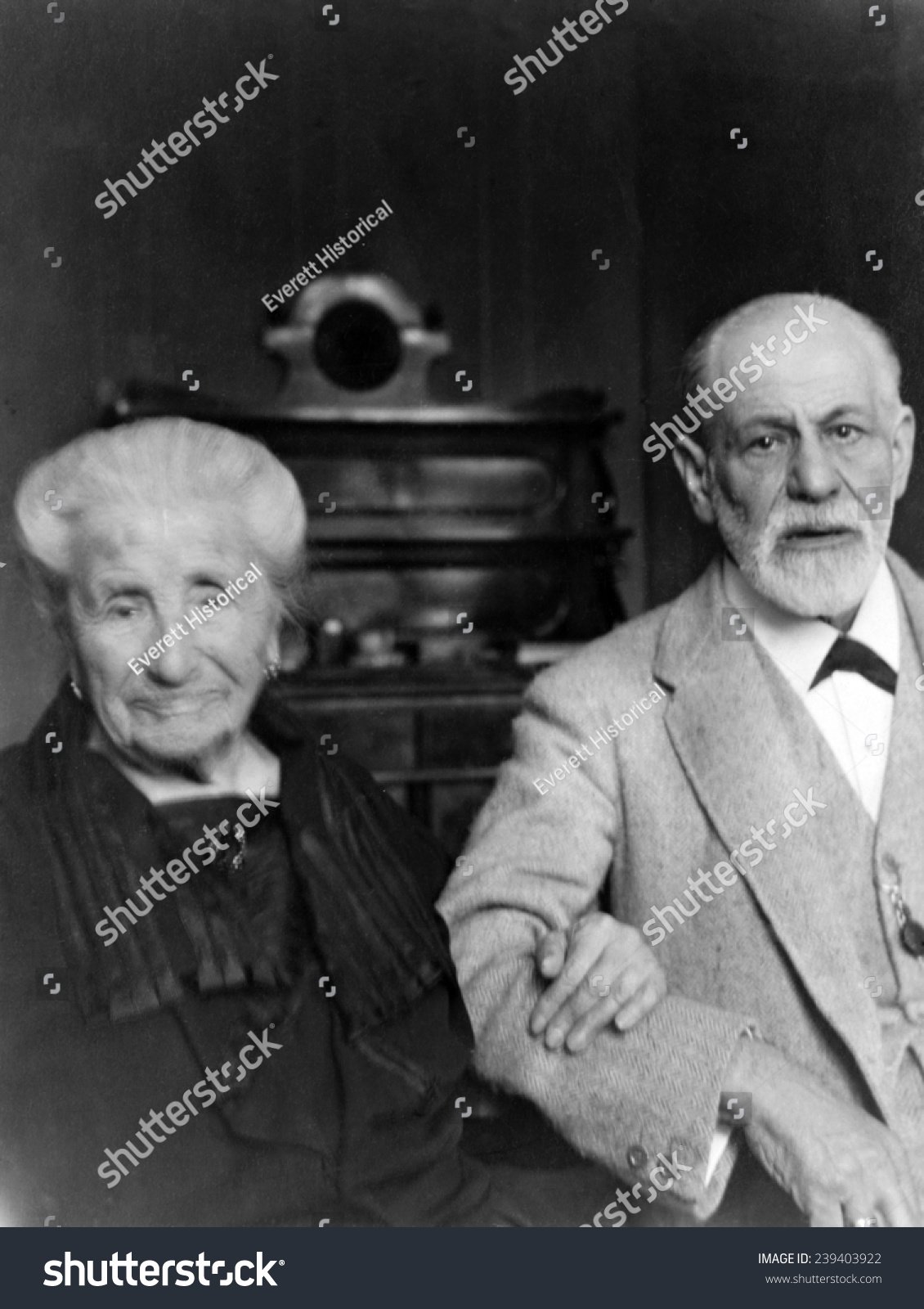 Sigmund Freud His Mother Amalia Stock Photo Edit Now