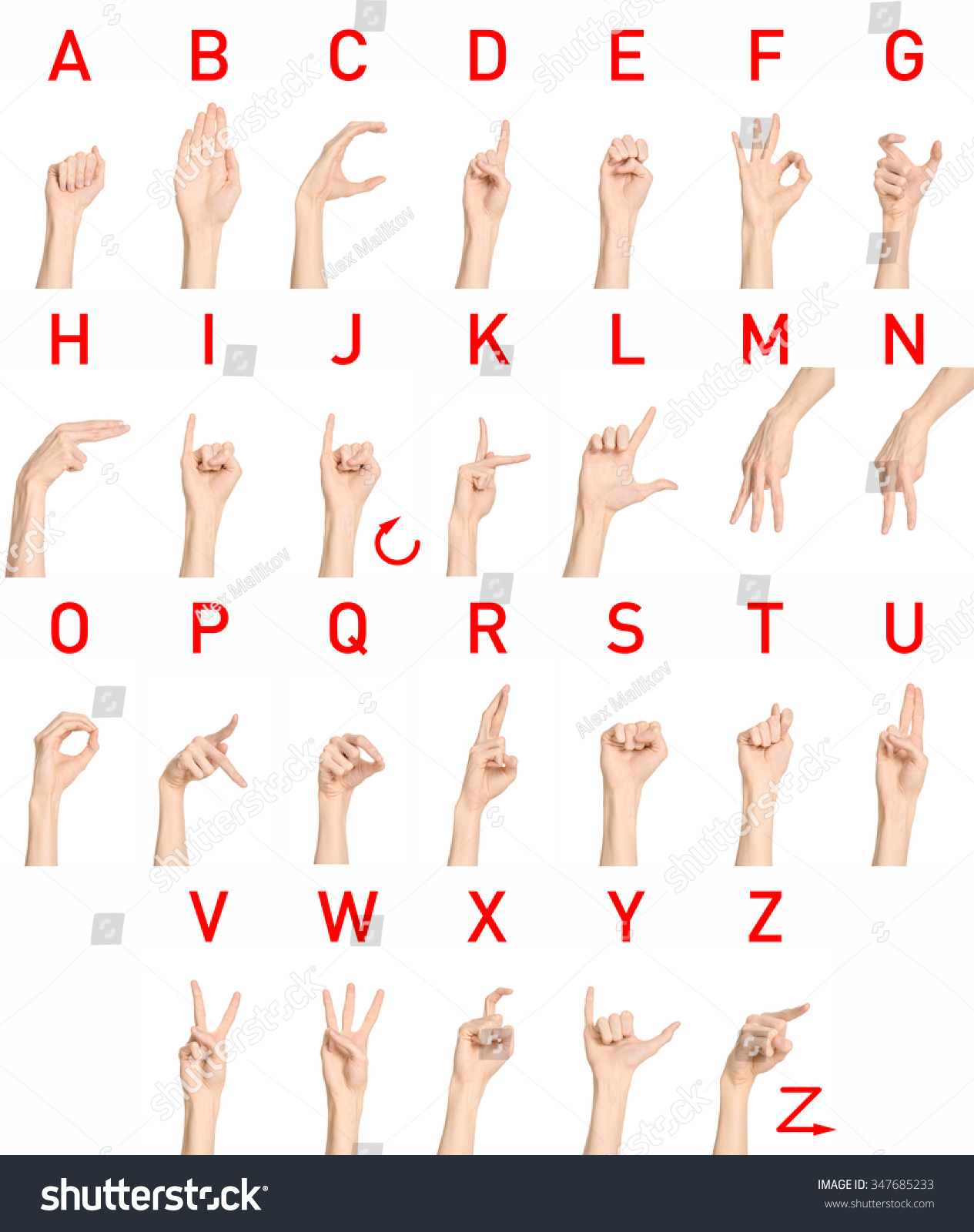 Sign Language Topic English Dictionary Deaf Stock Illustration Sign Language Topic English Dictionary Deaf Stock Illustration