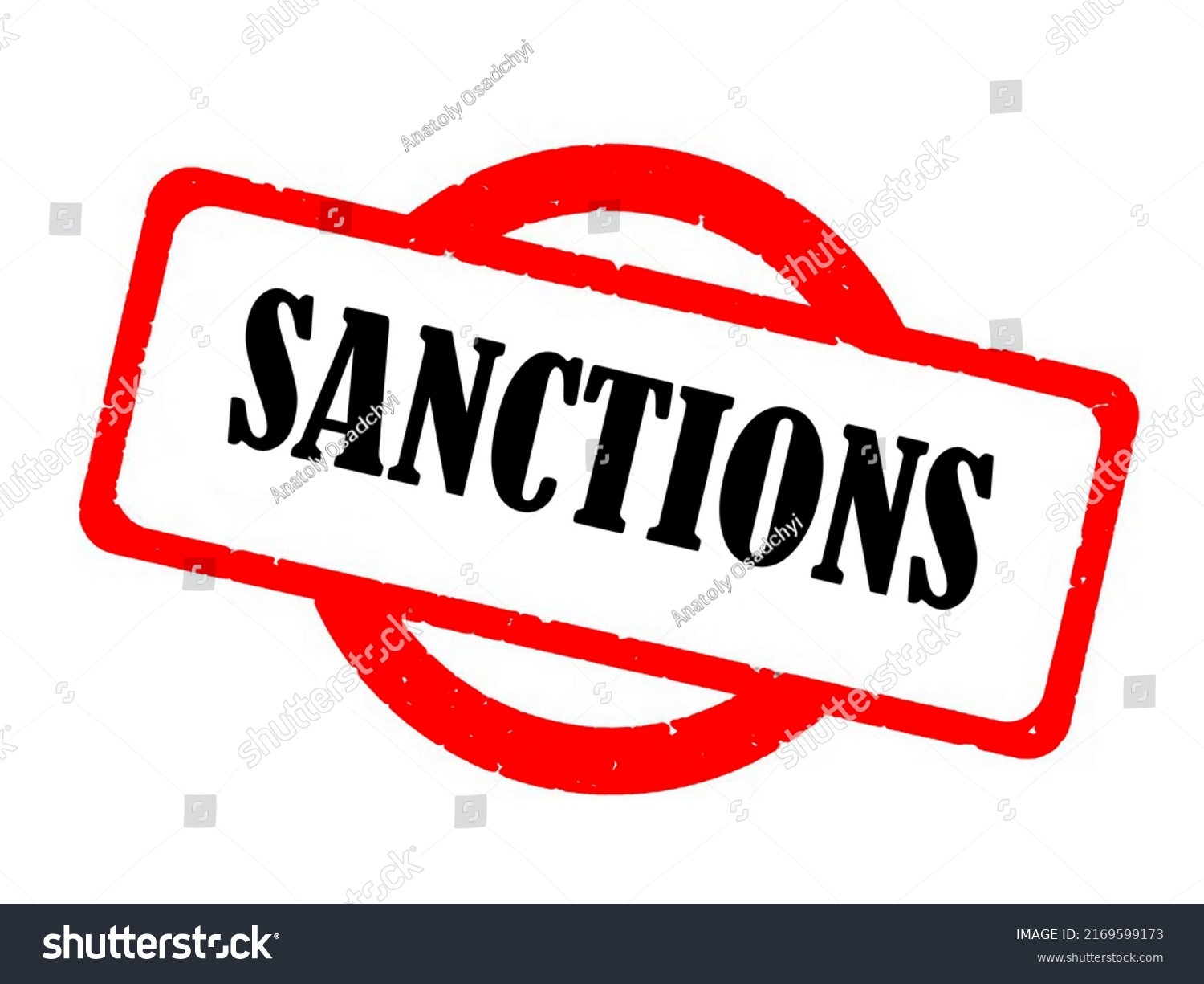 sign-sanction-penalty-pestriction-warning-notice-stock-illustration