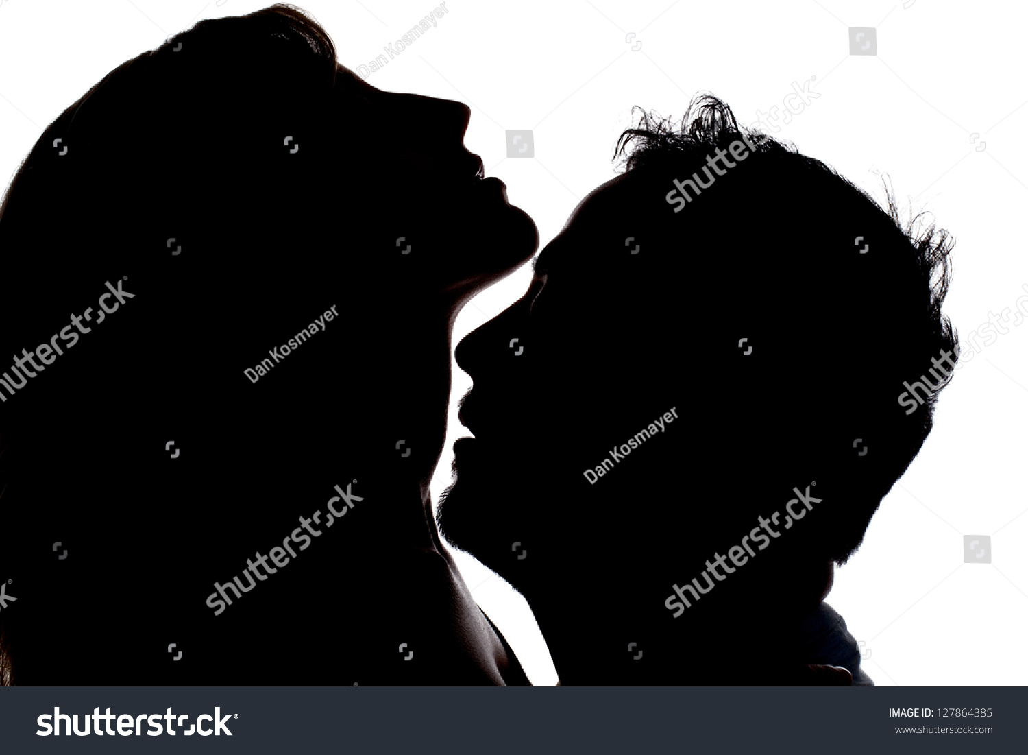 Silhouette Man Kissing Neck Girl Against Stock Photo Edit Now 127864385 https www shutterstock com image photo silhouette man kissing neck girl against 127864385