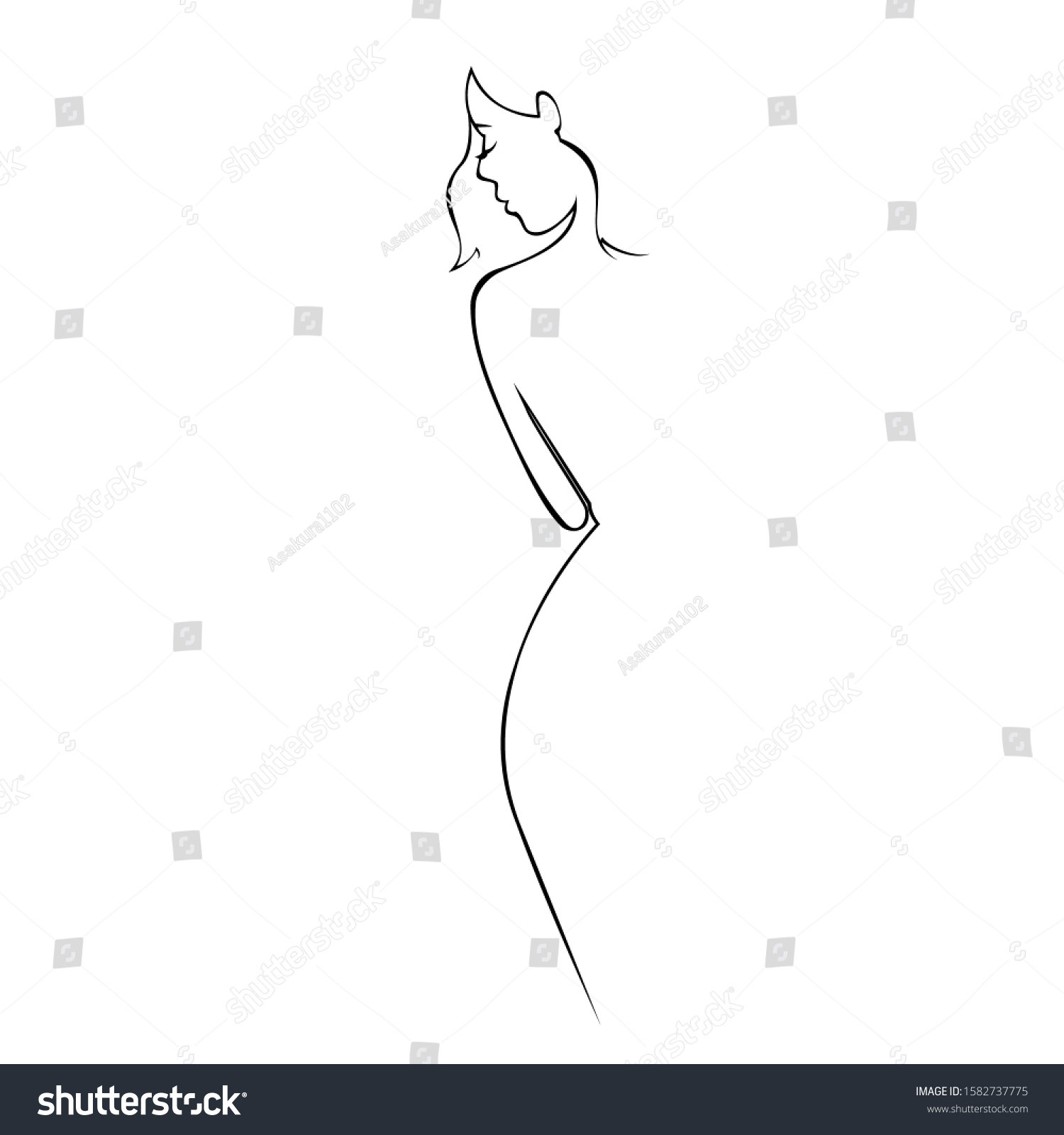Classic Naked Lady Images Stock Photos Vectors Shutterstock