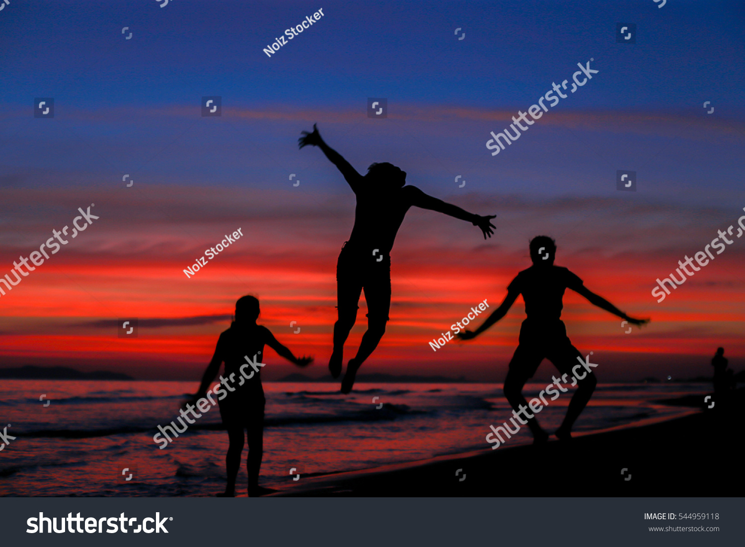 Silhouette Friends Jumping Sunset Stock Photo 544959118 Shutterstock Silhouette Friends Jumping Sunset Stock Photo 544959118 Shutterstock