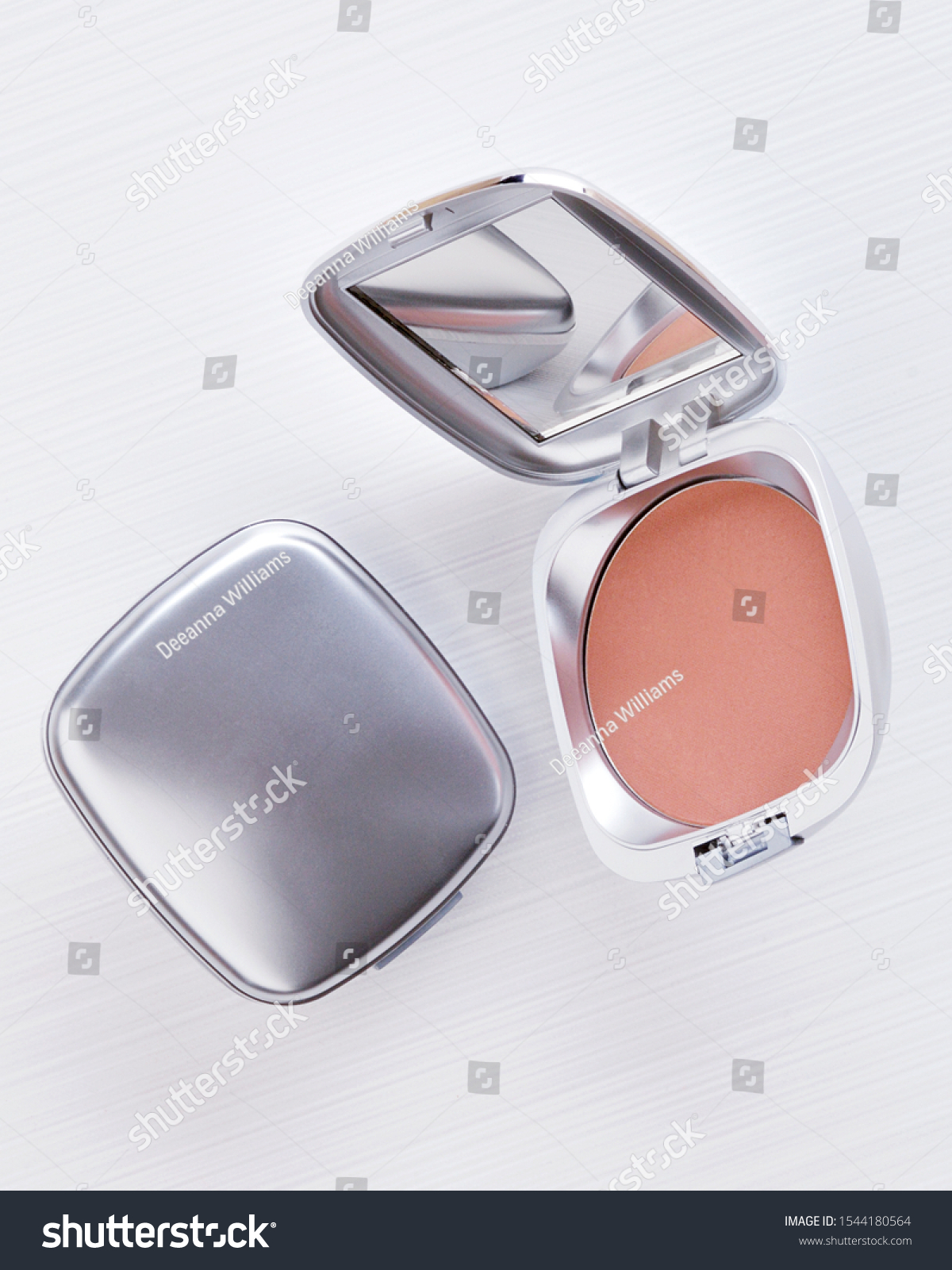 silver blush makeup