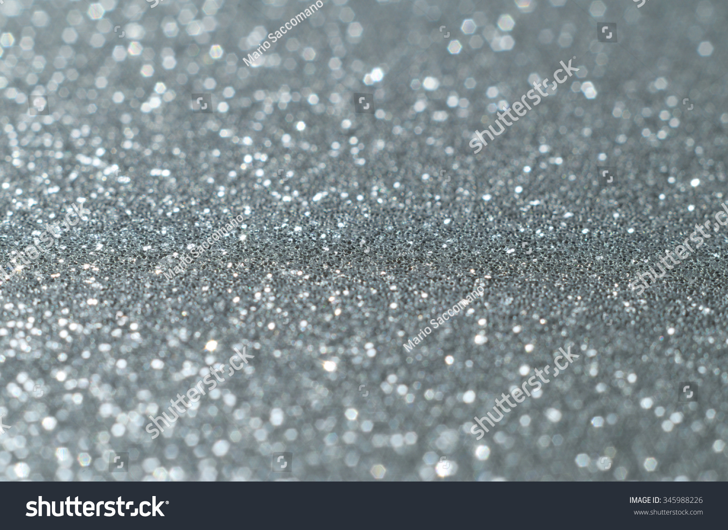 Silver Glitter Background Stock Photo (Edit Now) 345988226