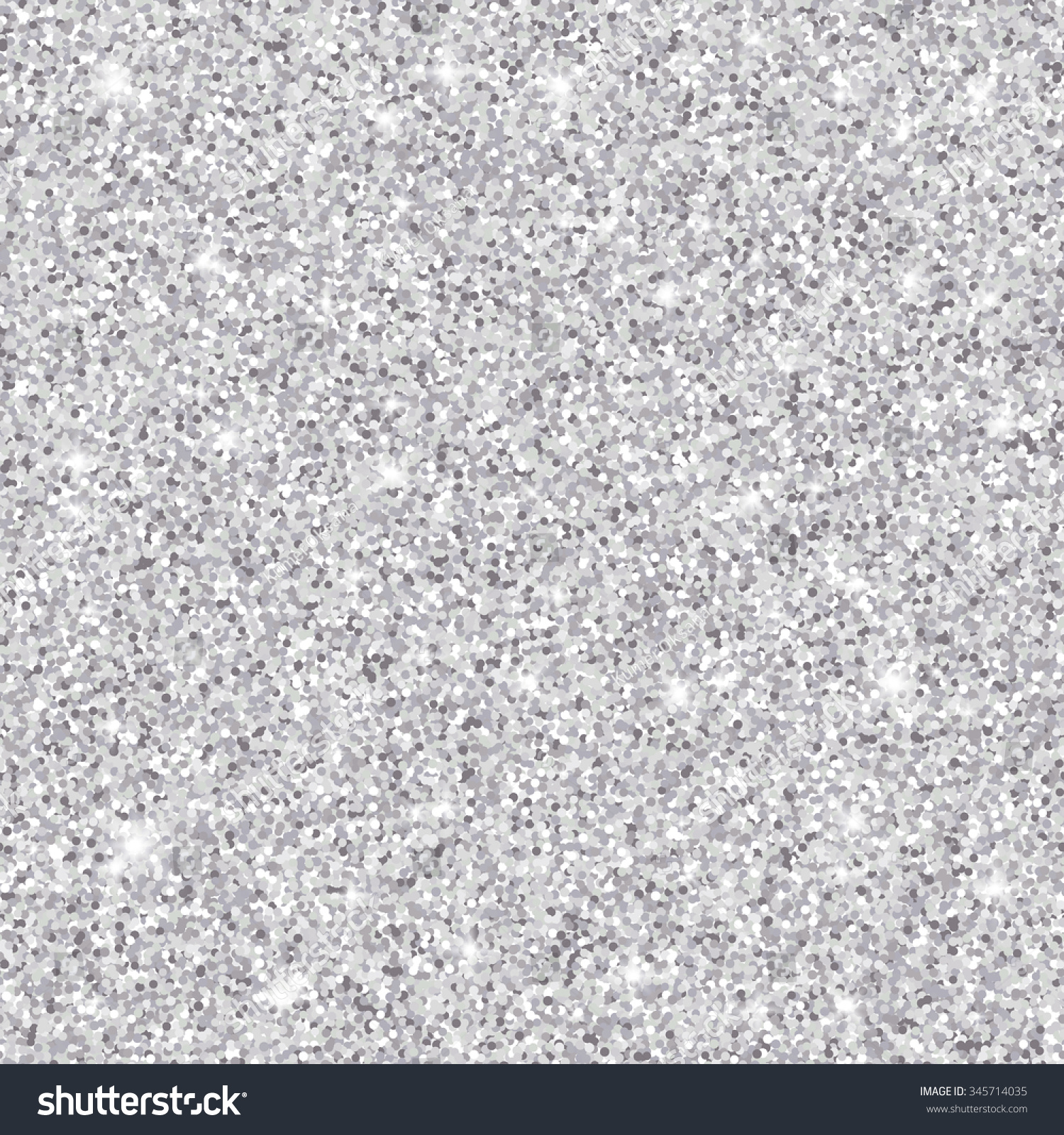 Silver Glitter Seamless Pattern Textured Background Stock Illustration ...