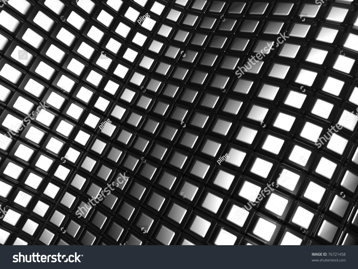 Silver Square Pattern Background 3d Illustration - 76721458 : Shutterstock