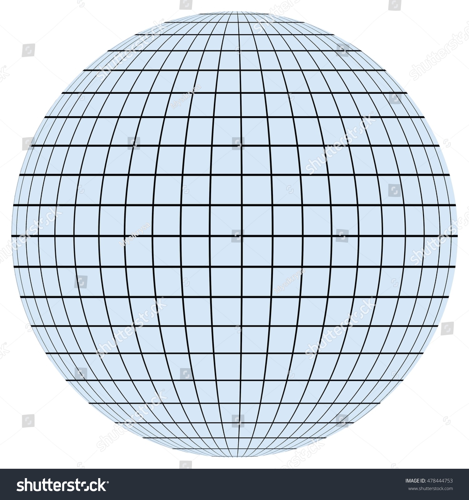 Horizontal Lines On A Globe Simple Blue Globe Black Horizontal Vertical Stock Illustration 478444753 |  Shutterstock