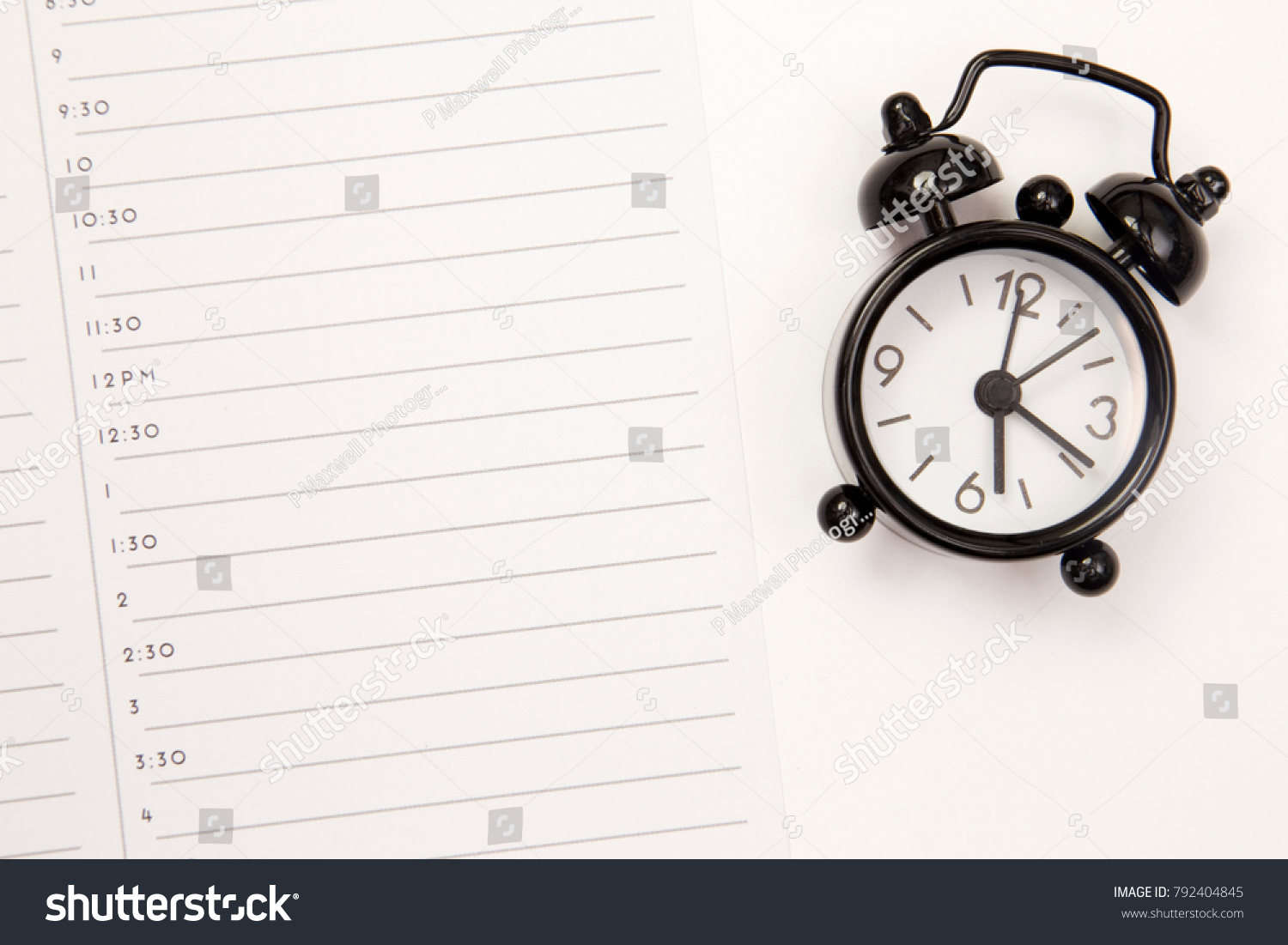 Simple Calendar Blank Space Write Stock Photo 792404845 | Shutterstock