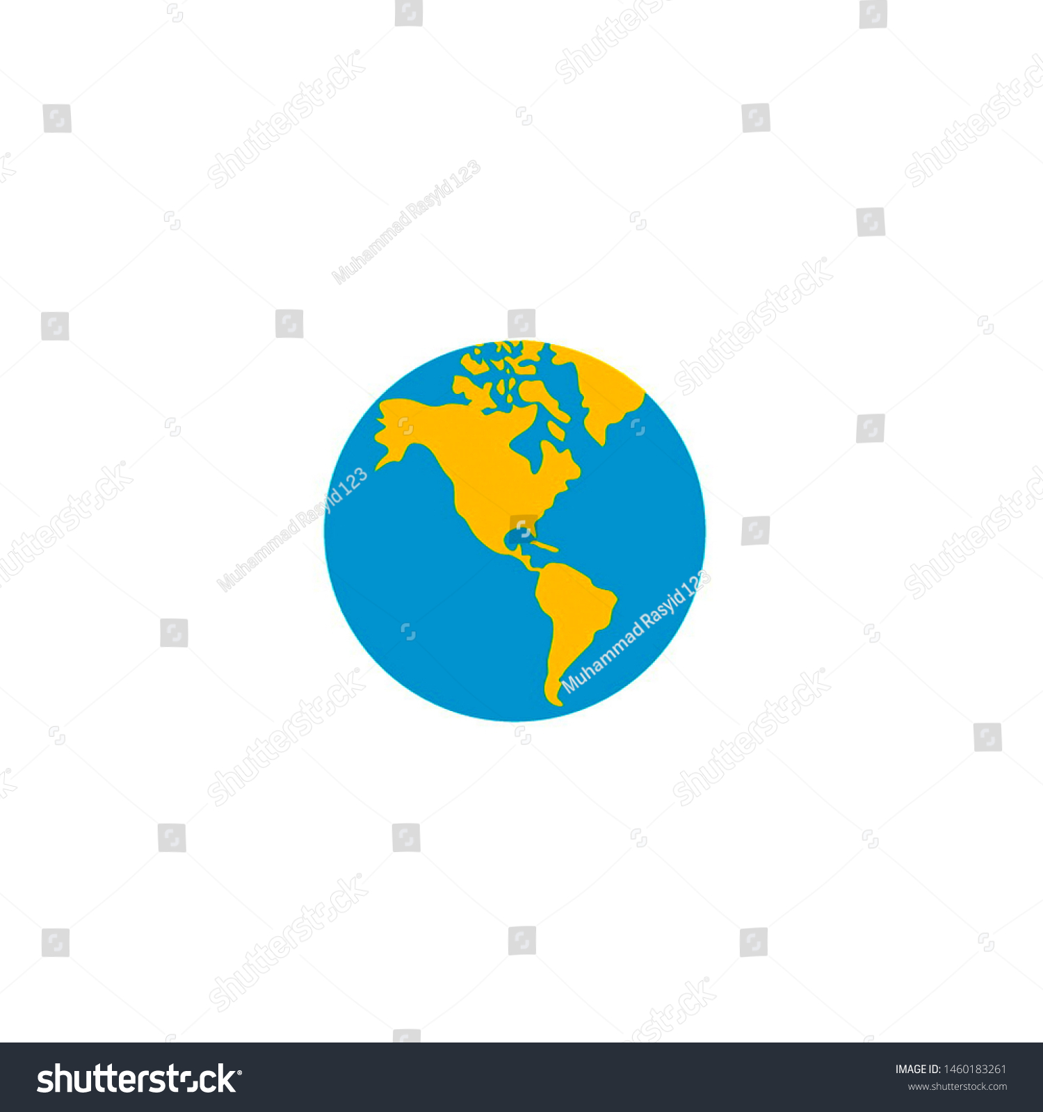 Simple Ideas Drawing Earth Stock Illustration