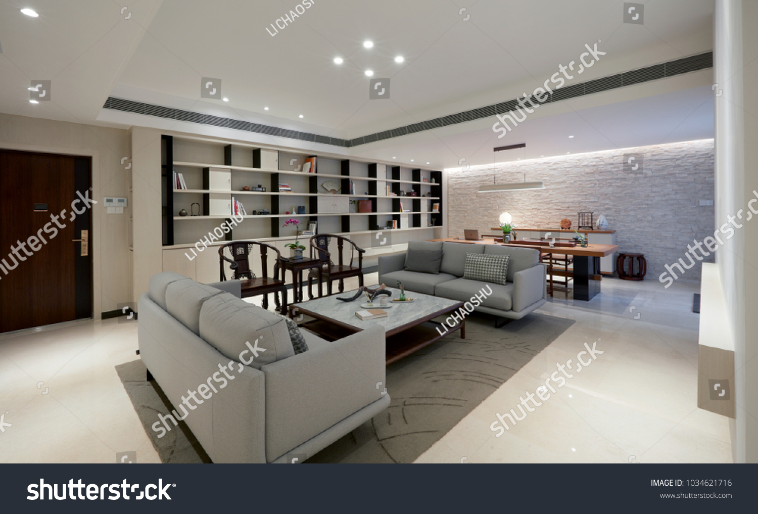 Simple Study Room Modern Comfortable Home Stock Photo Edit