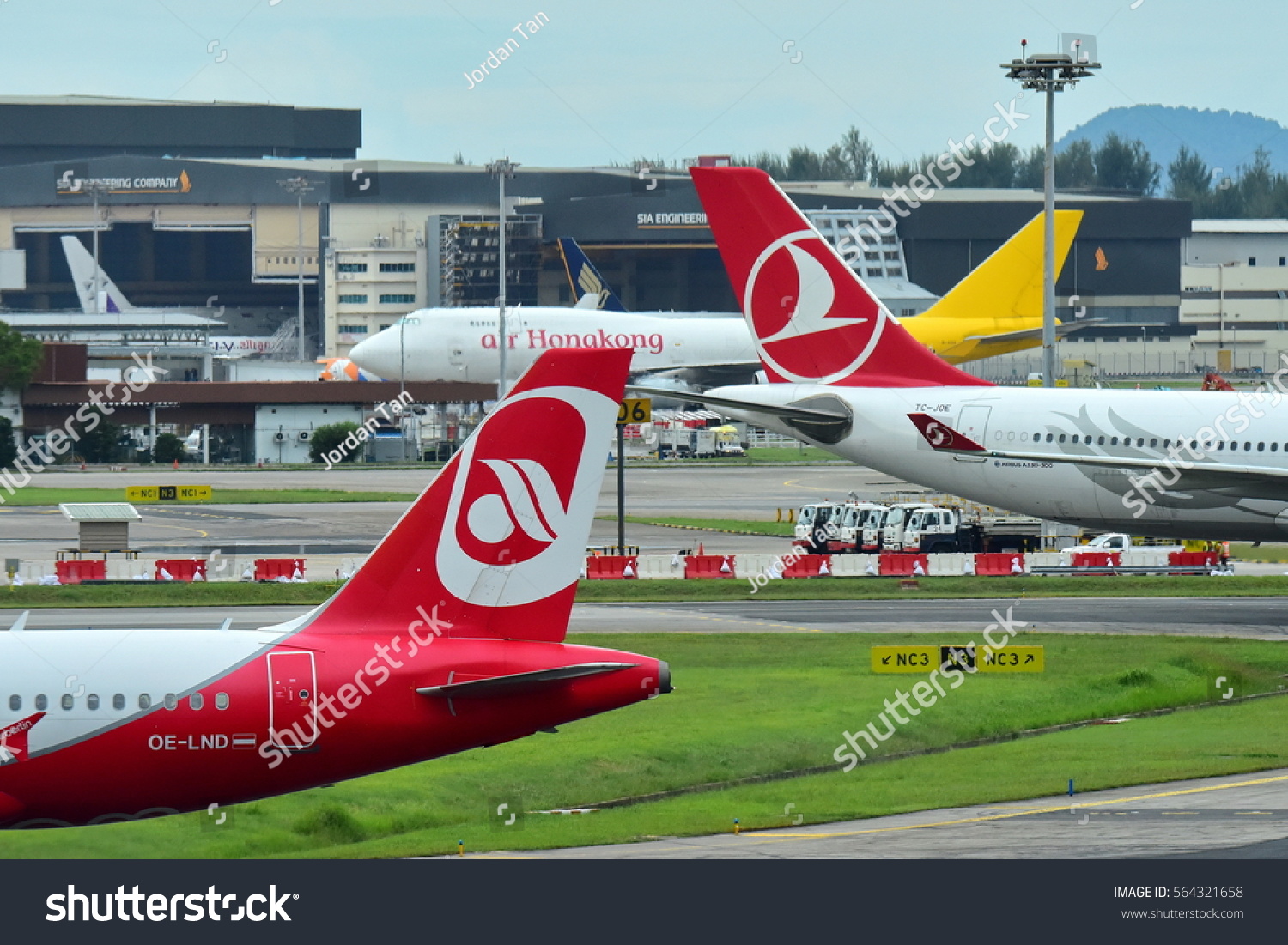 Singapore December 23 Turkish Airlines Airbus Stock Photo Edit Now