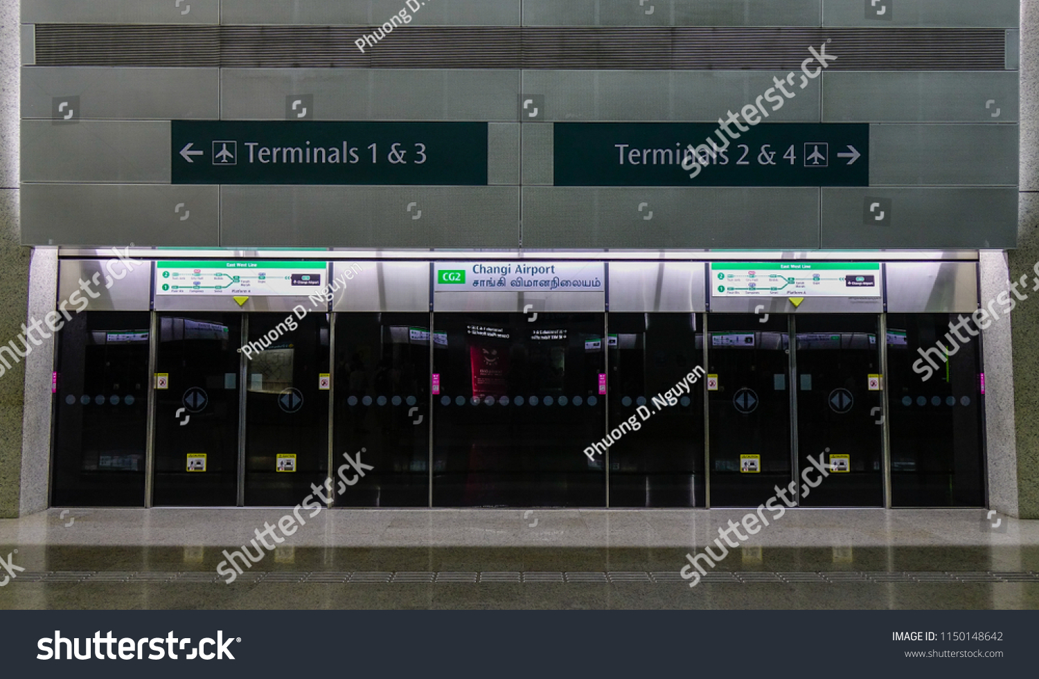 Singapore Feb 4 2018 Subway Station Stock Photo Edit Now 1150148642