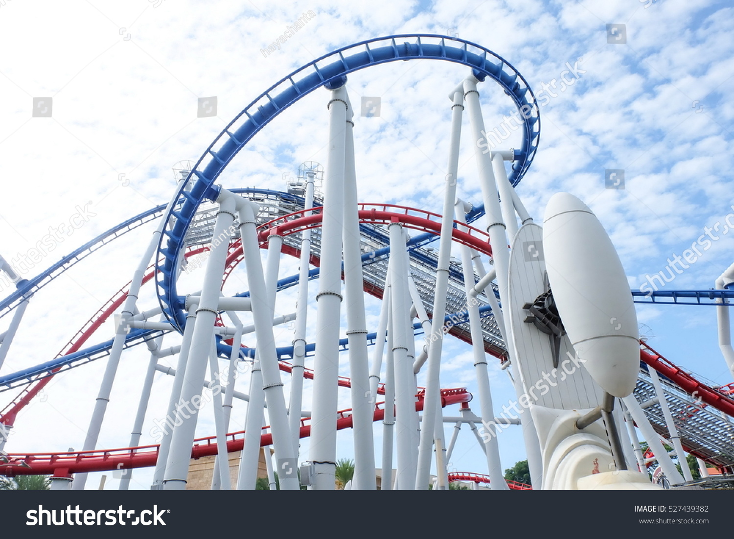 Singapore 13 July 2014 Roller Coaster Stock Photo 527439382 | Shutterstock