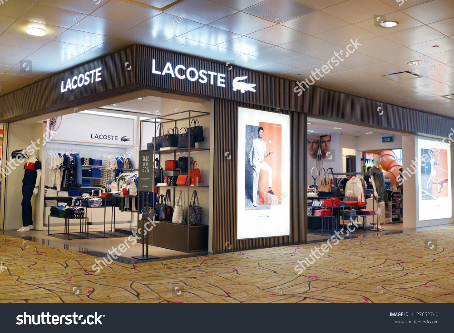 lacoste changi airport