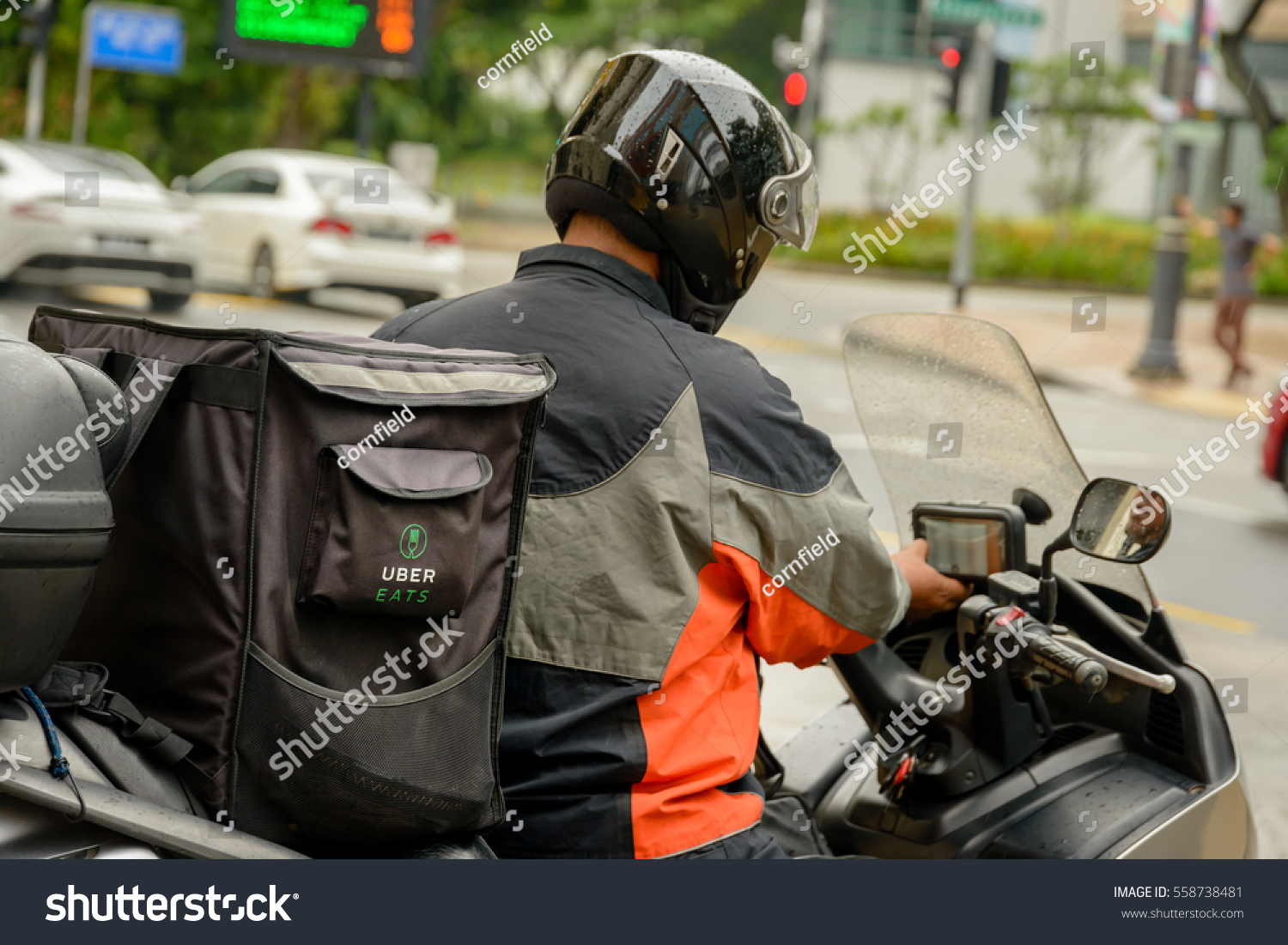 Singapore October 07 2016 Uber Eats Stock Photo (Edit Now) 558738481