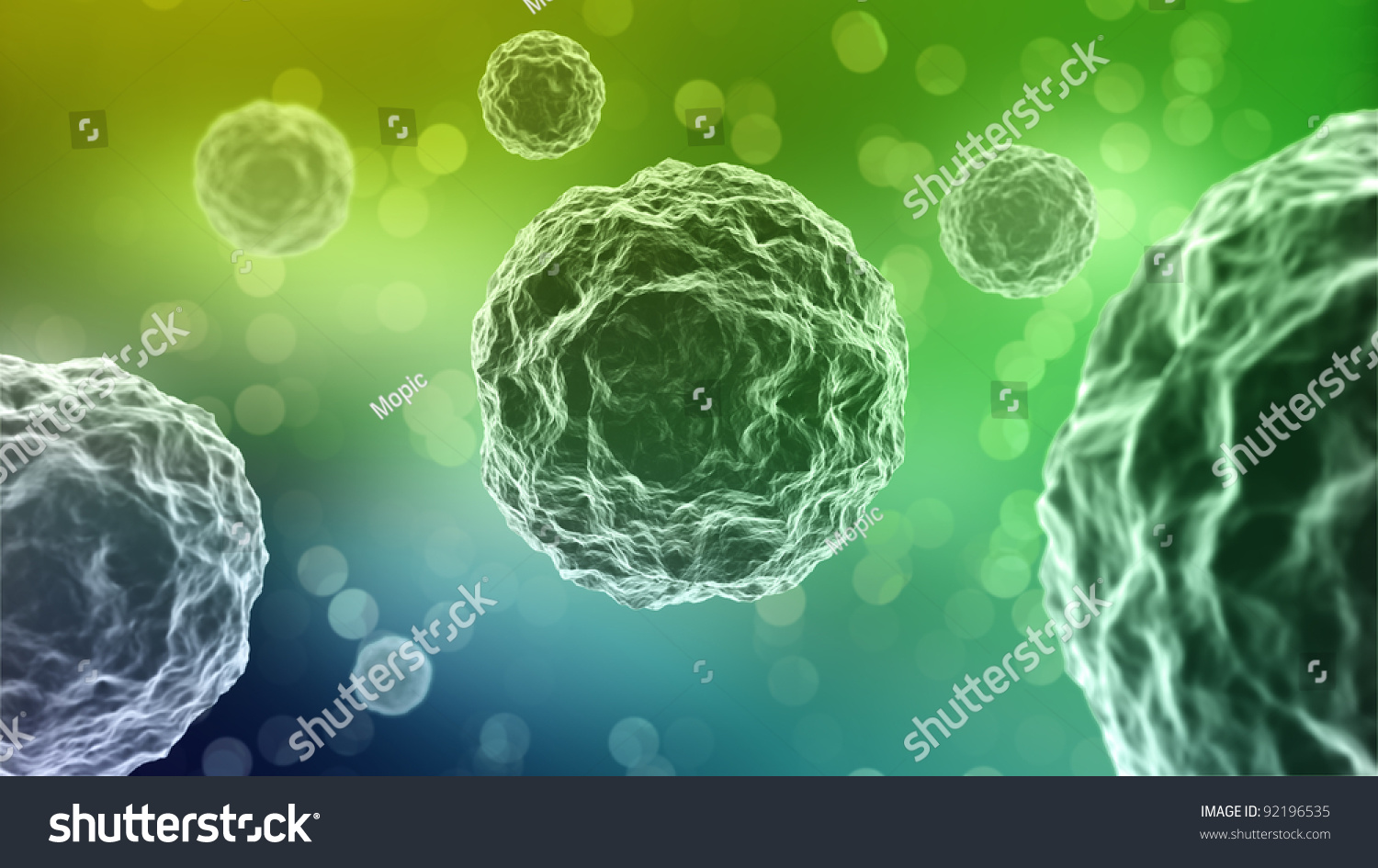 Single Cell Bacteria Beginning Life On Stock Photo 92196535 - Shutterstock