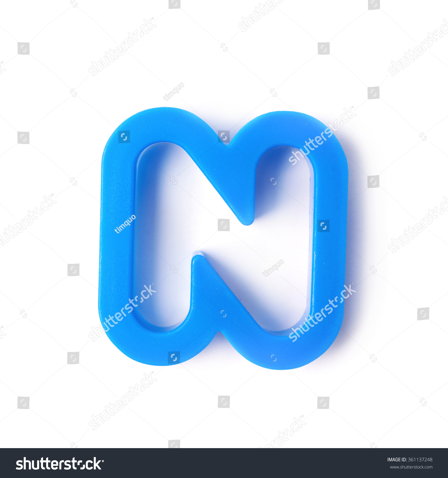 Single N Letter Form Isolated Stock Photo 361137248 | Shutterstock