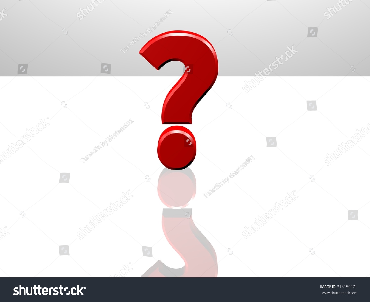 Single Question Mark 3d Cgi Rendering 库存插图 313159271 | Shutterstock