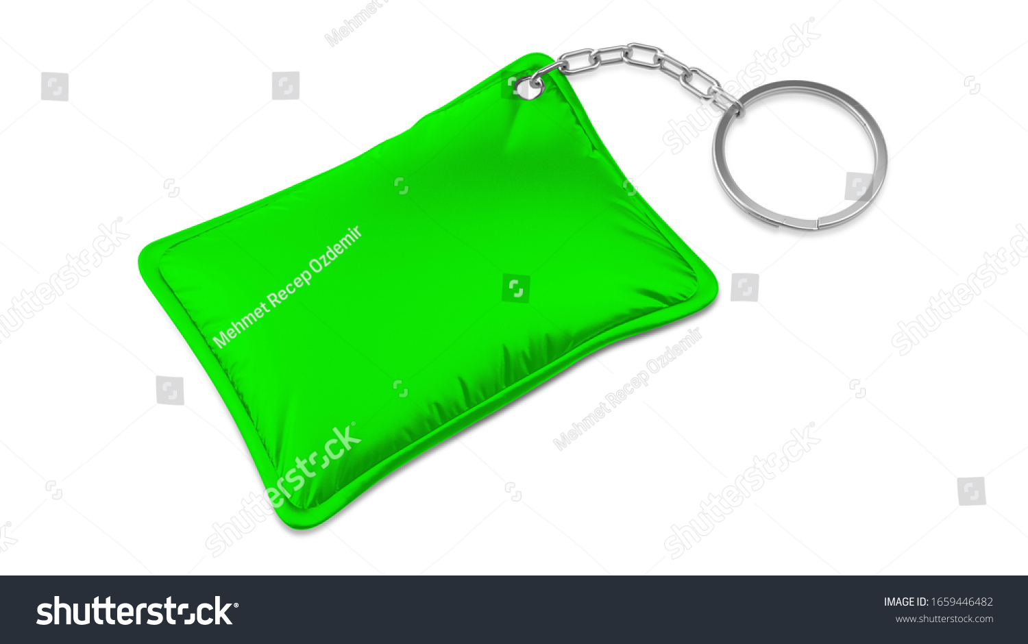 Download Single Rectangular Promotion Pillow Keychain Psd Stock Illustration 1659446482