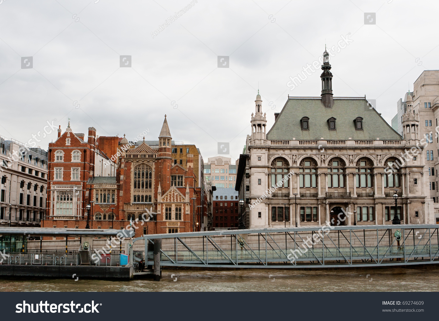 Sion Hall And The City Of London School. Victoria Embankment, London ...