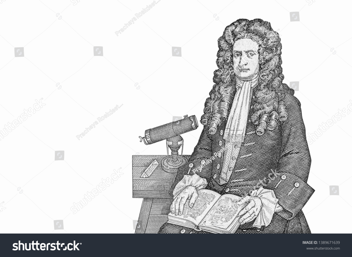 293 Sir Isaac Newton Gambar Foto Stok And Vektor Shutterstock 7458