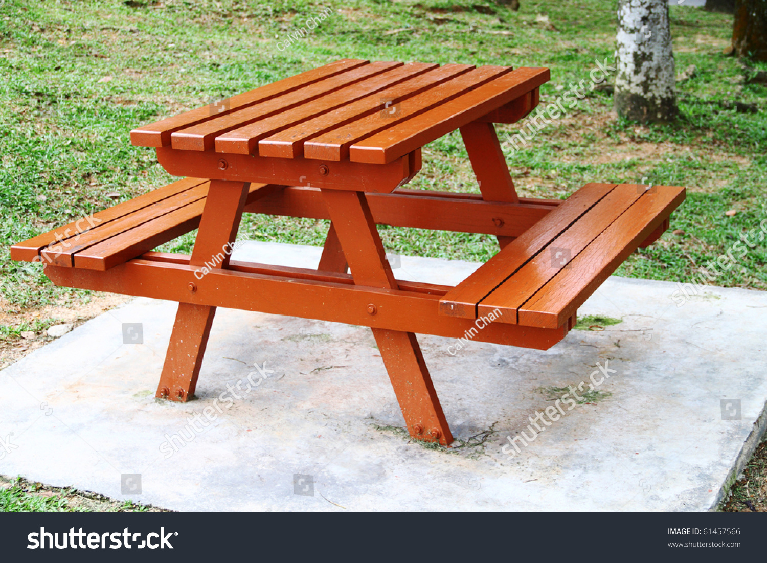 Sitting Bench Leisure Park Concept Outdoor Parks Outdoor Stock Image 61457566