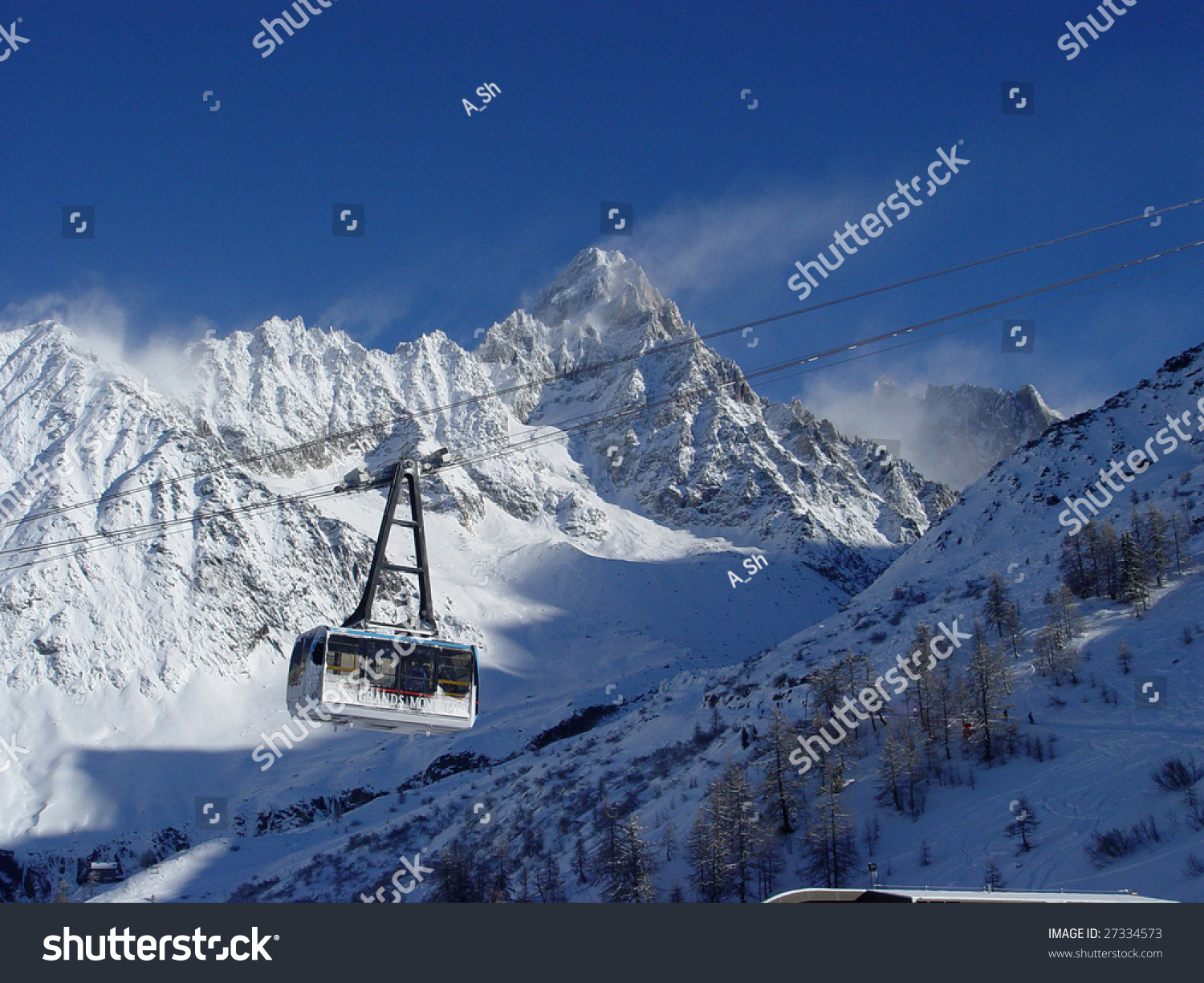 Ski Lift Chamonix Stock Photo (Edit Now) 27334573 - Shutterstock