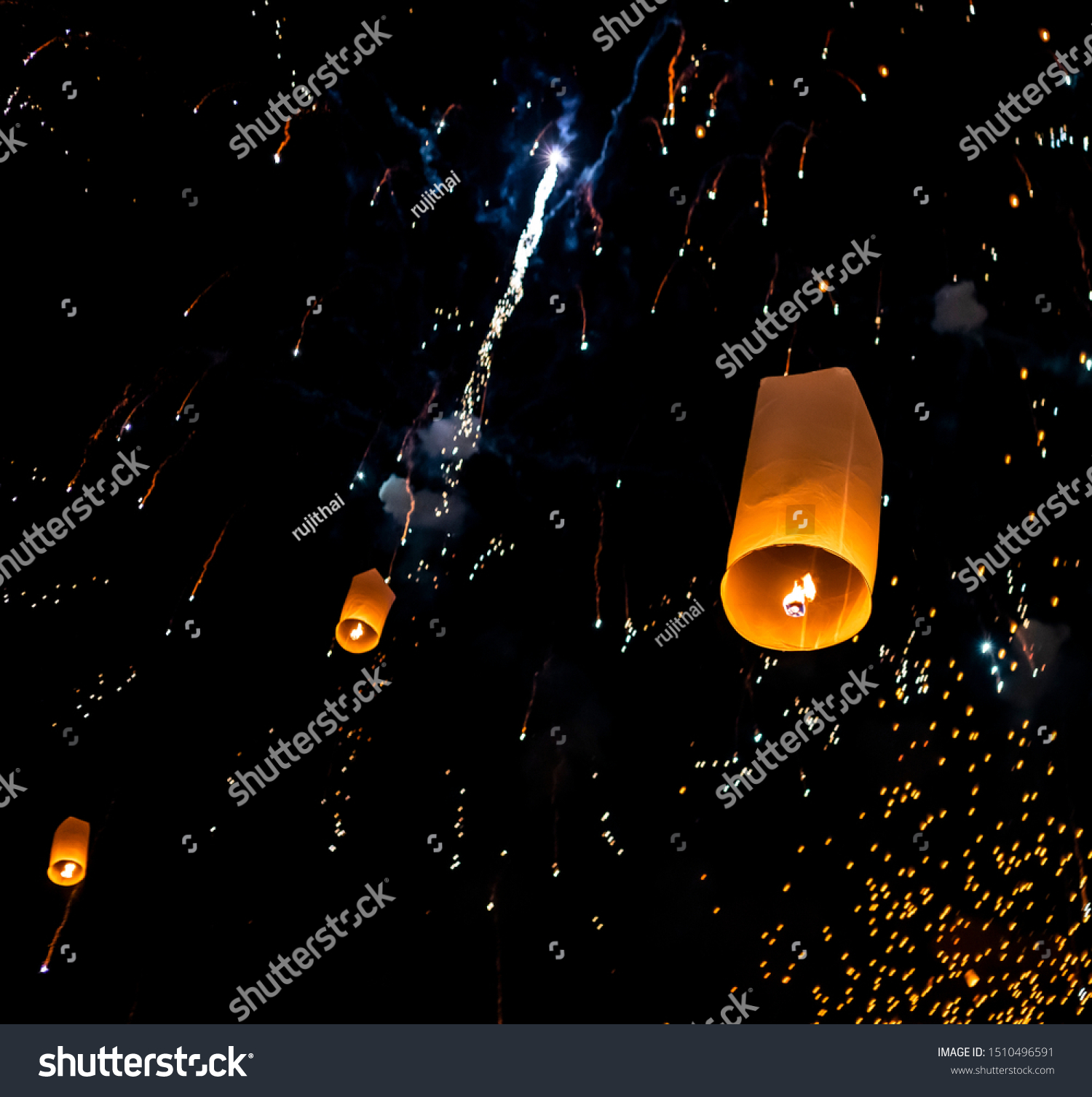 small sky lanterns