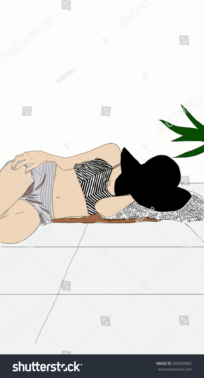 Sleeping Stock Illustration 359029982 - Shutterstock