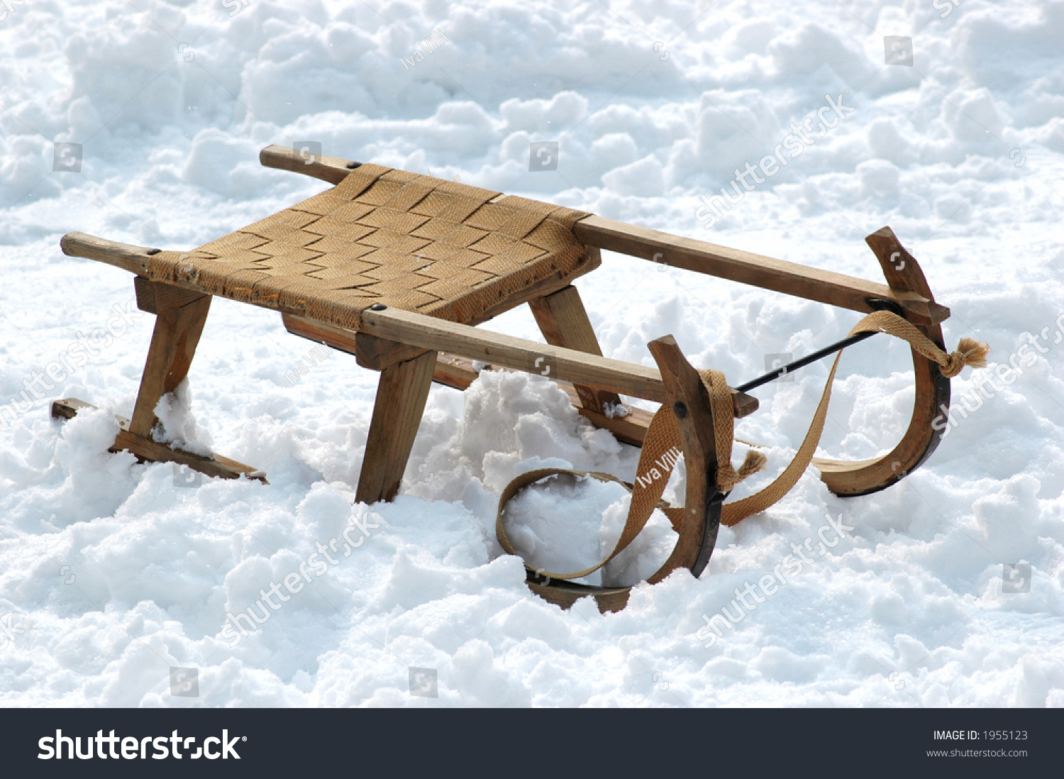 Sleigh Snow Stock Photo 1955123 - Shutterstock