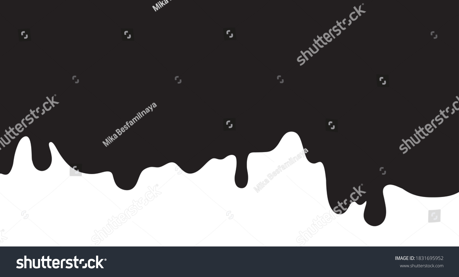 Slime Pattern Abstract Slimed Background Black Stock Illustration ...