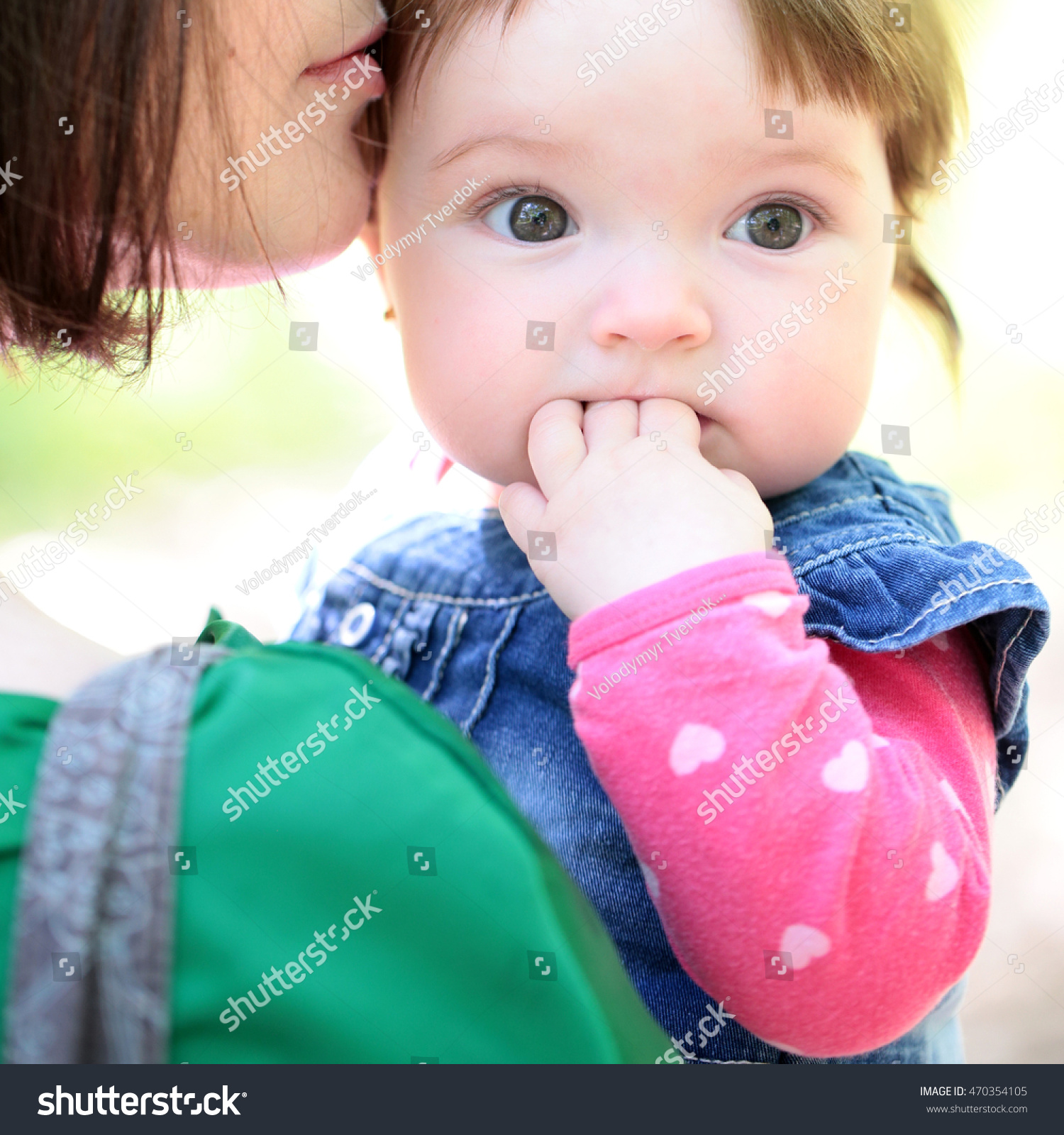 Small Cute Baby Girl Pretty Face Stock Photo Edit Now 470354105
