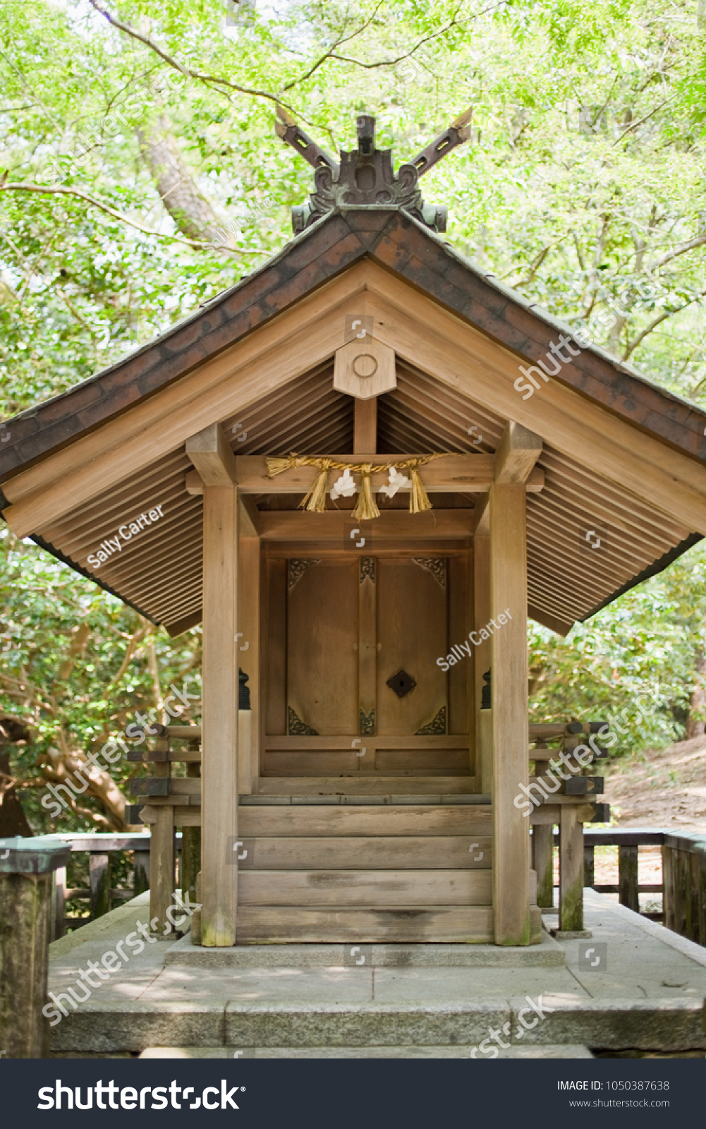 Small Japanese Shinto Shrine Green Izumo Stock Photo Edit Now