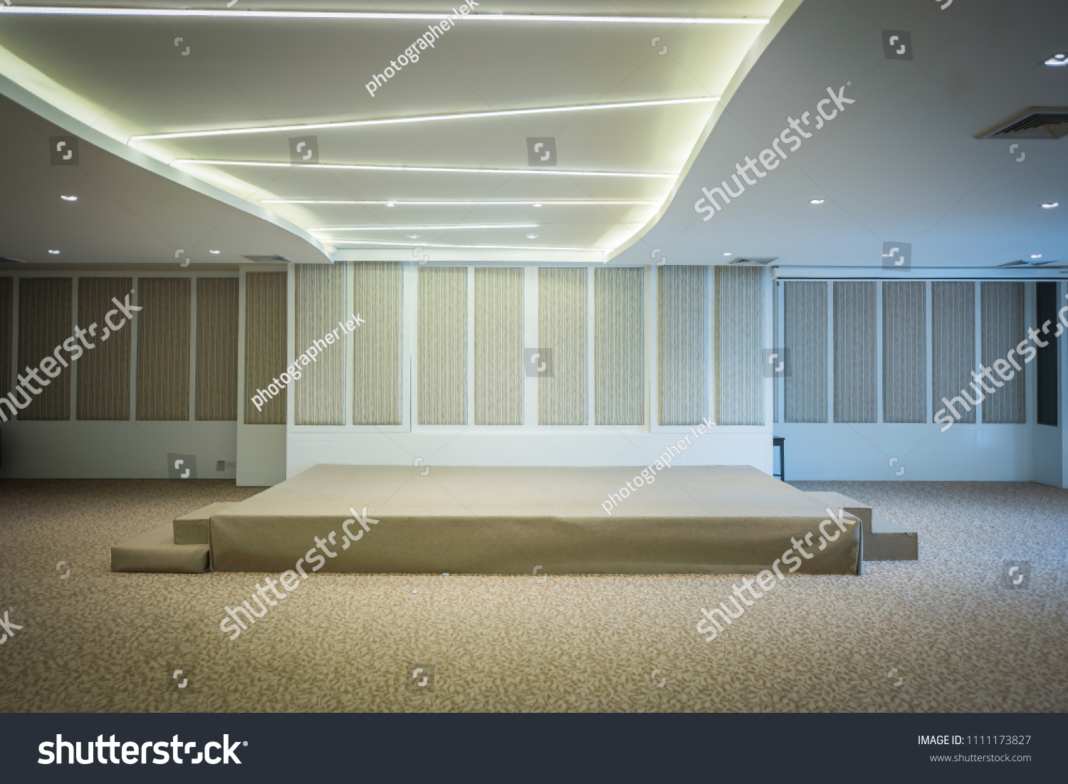 Small Stage Conference Room Meeting Room Stock Photo Edit