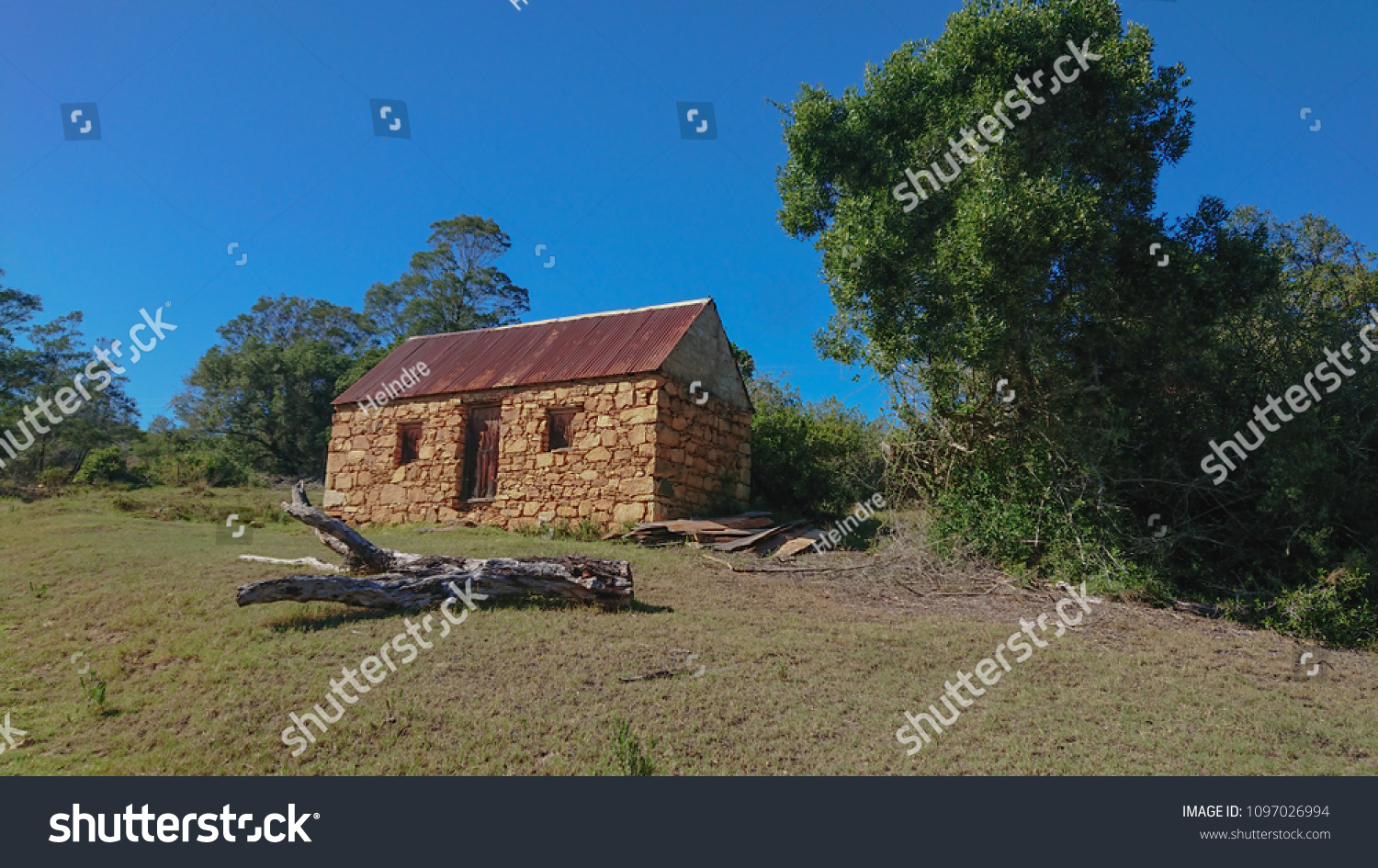 Small Stone Cabin Stock Photo Edit Now 1097026994