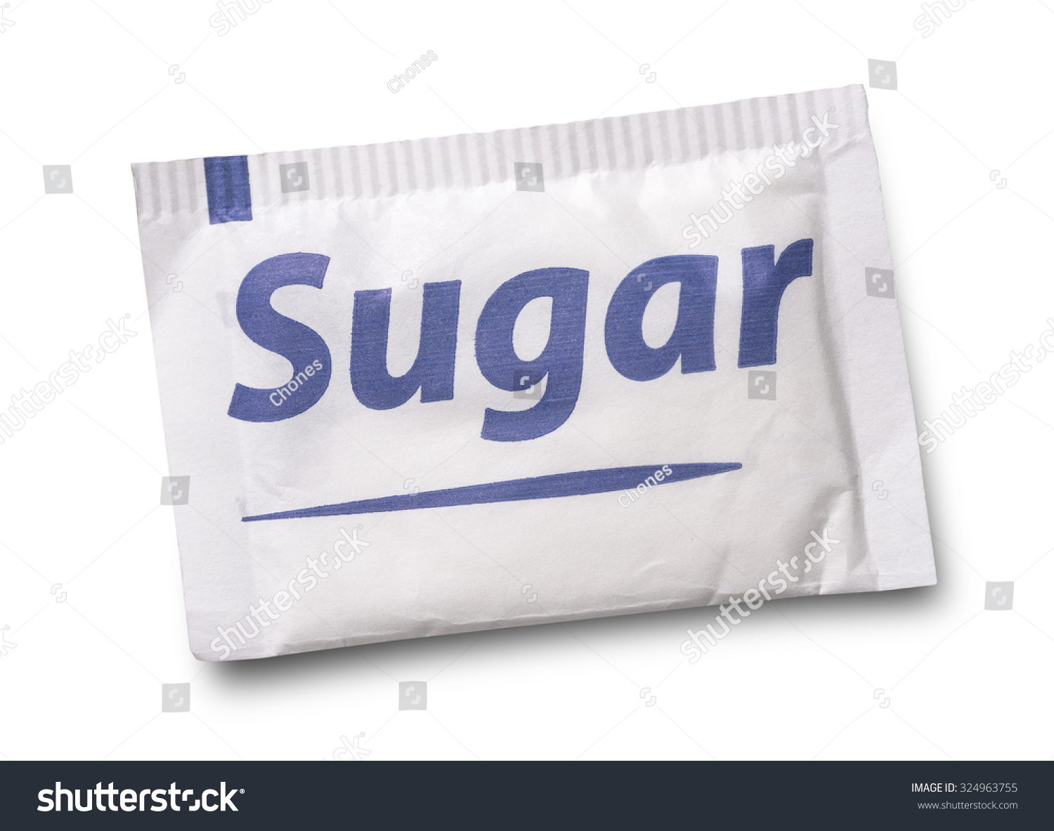 Small Sugar Packet Isolated On White Stock Photo 324963755 - Shutterstock