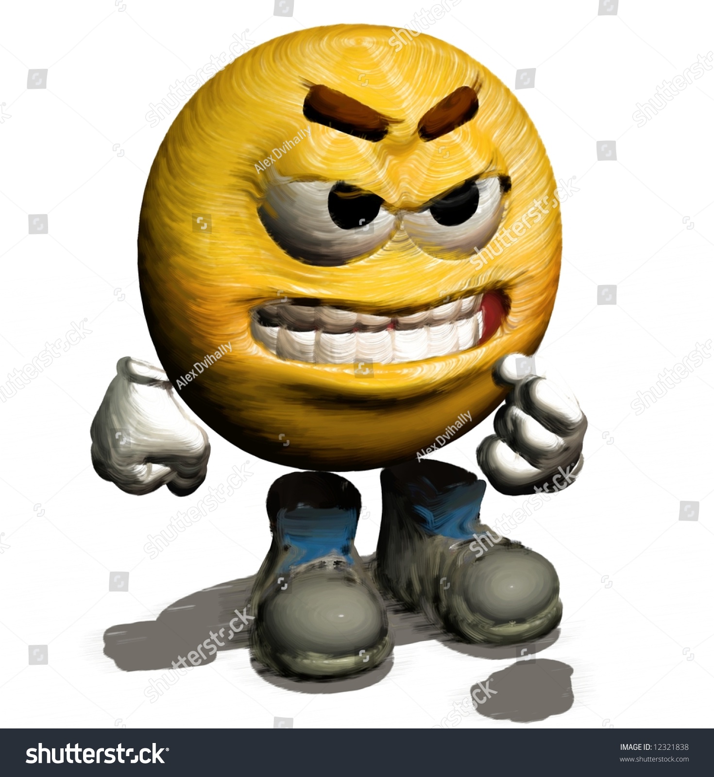 Smiley Emotion Yellow Face Illustration - 12321838 : Shutterstock