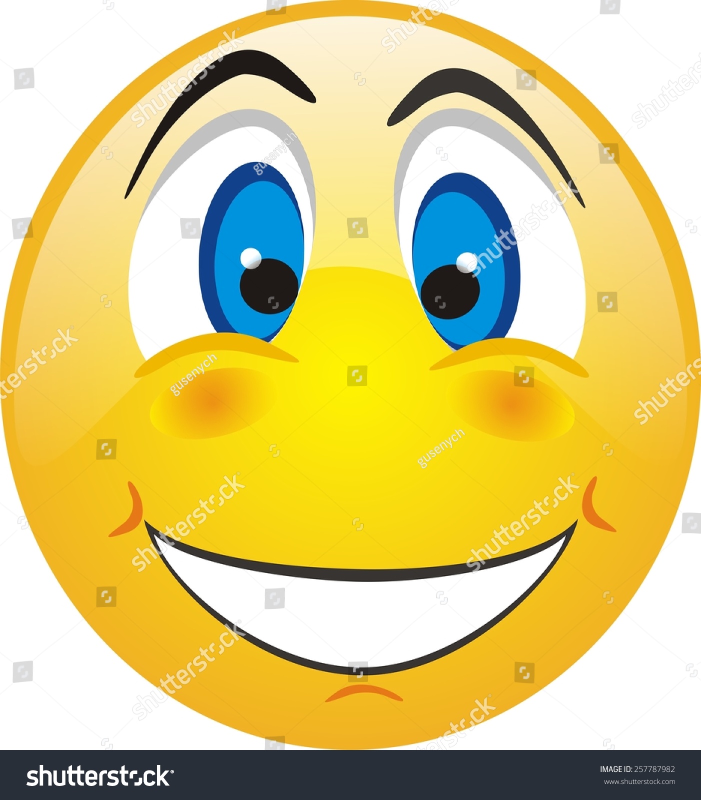 Smiley Face Stock Photo 257787982 : Shutterstock